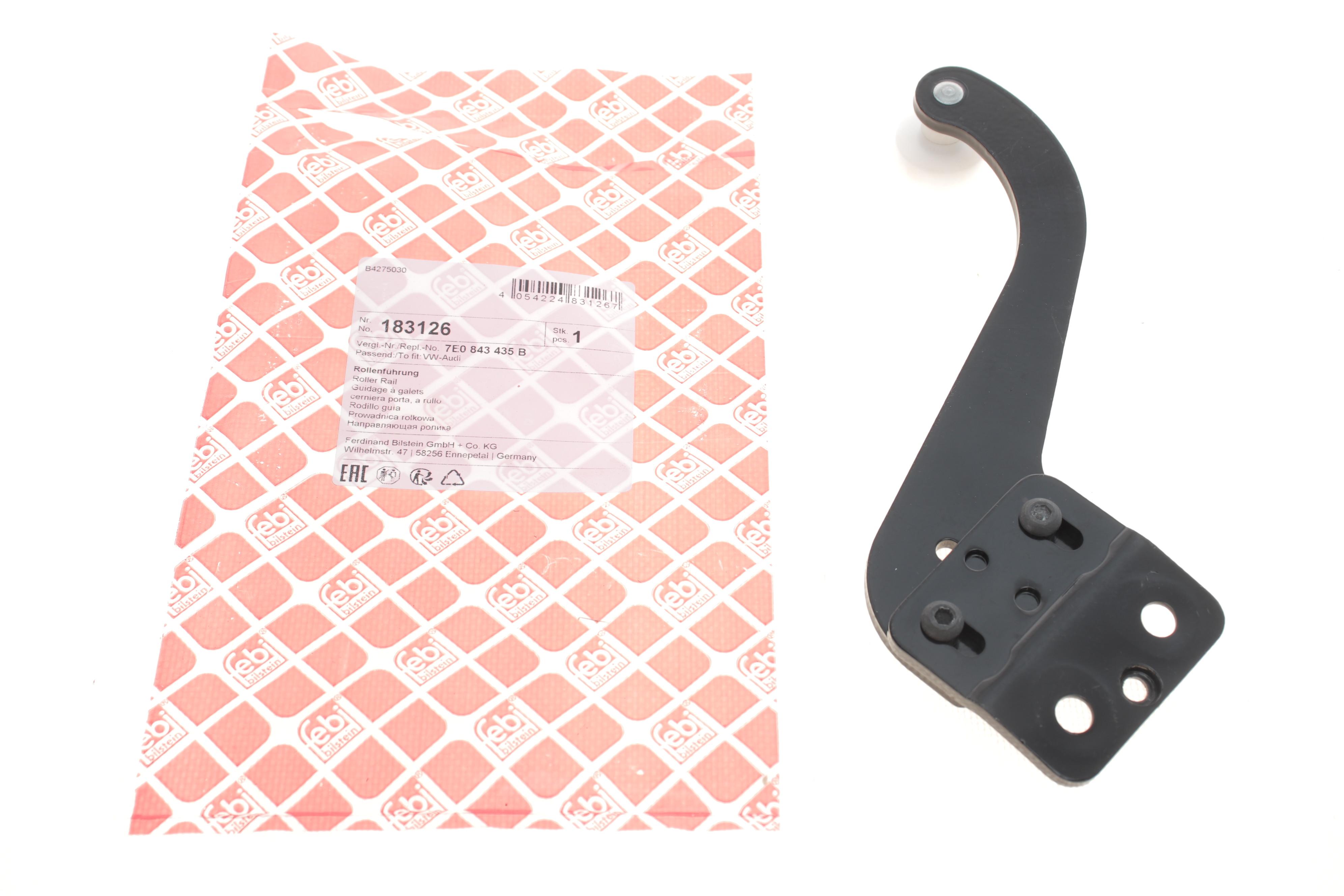 Ролик двери (боковой/верхний) VW T5/T6 03-19 (L) (с кронштейном)