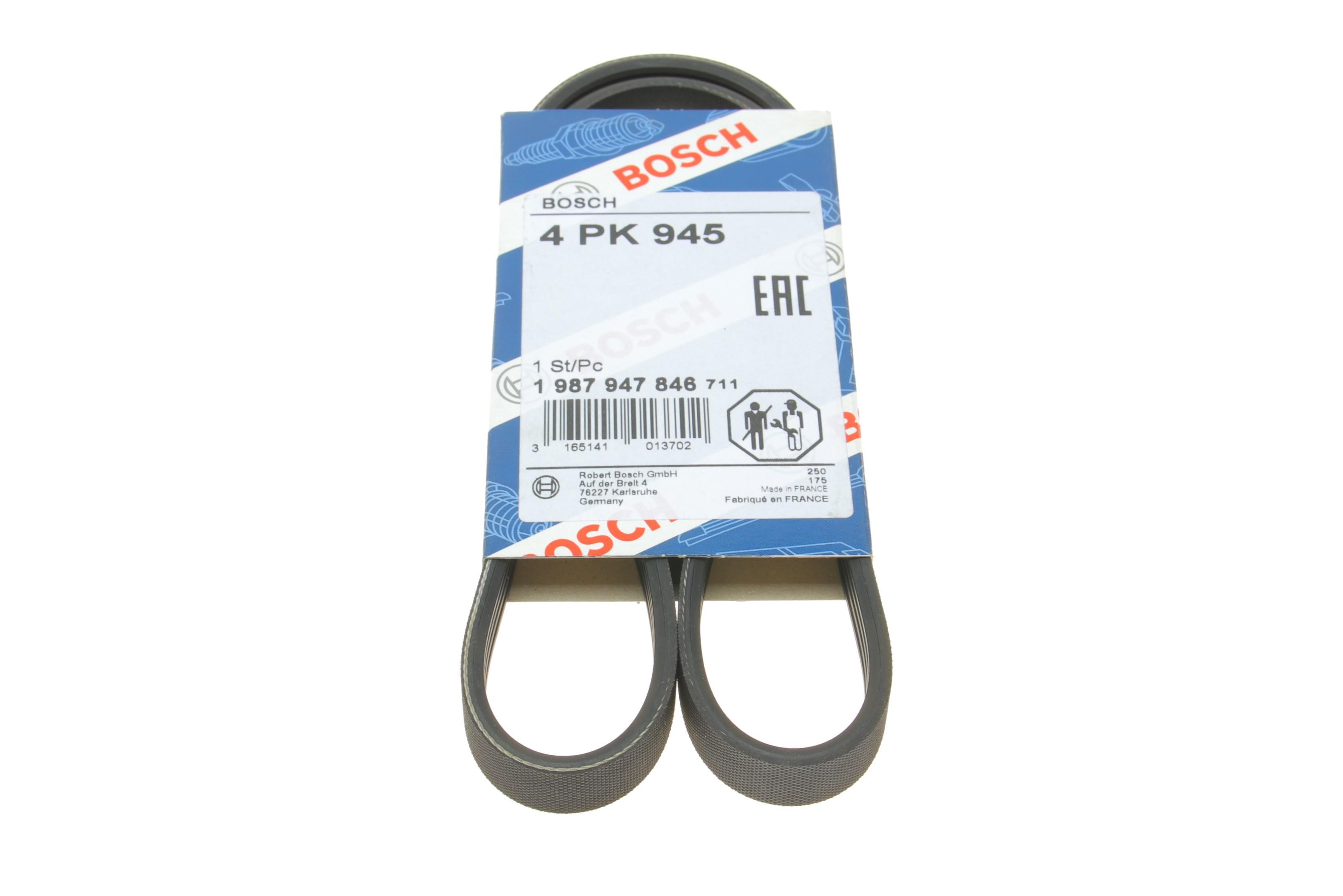 Ремень генератора Citroen Jumper/Peugeot Boxer 2.5TD 94-02/Hyundai Santa Fe 2.0-2.4 01-06 (4PK945)