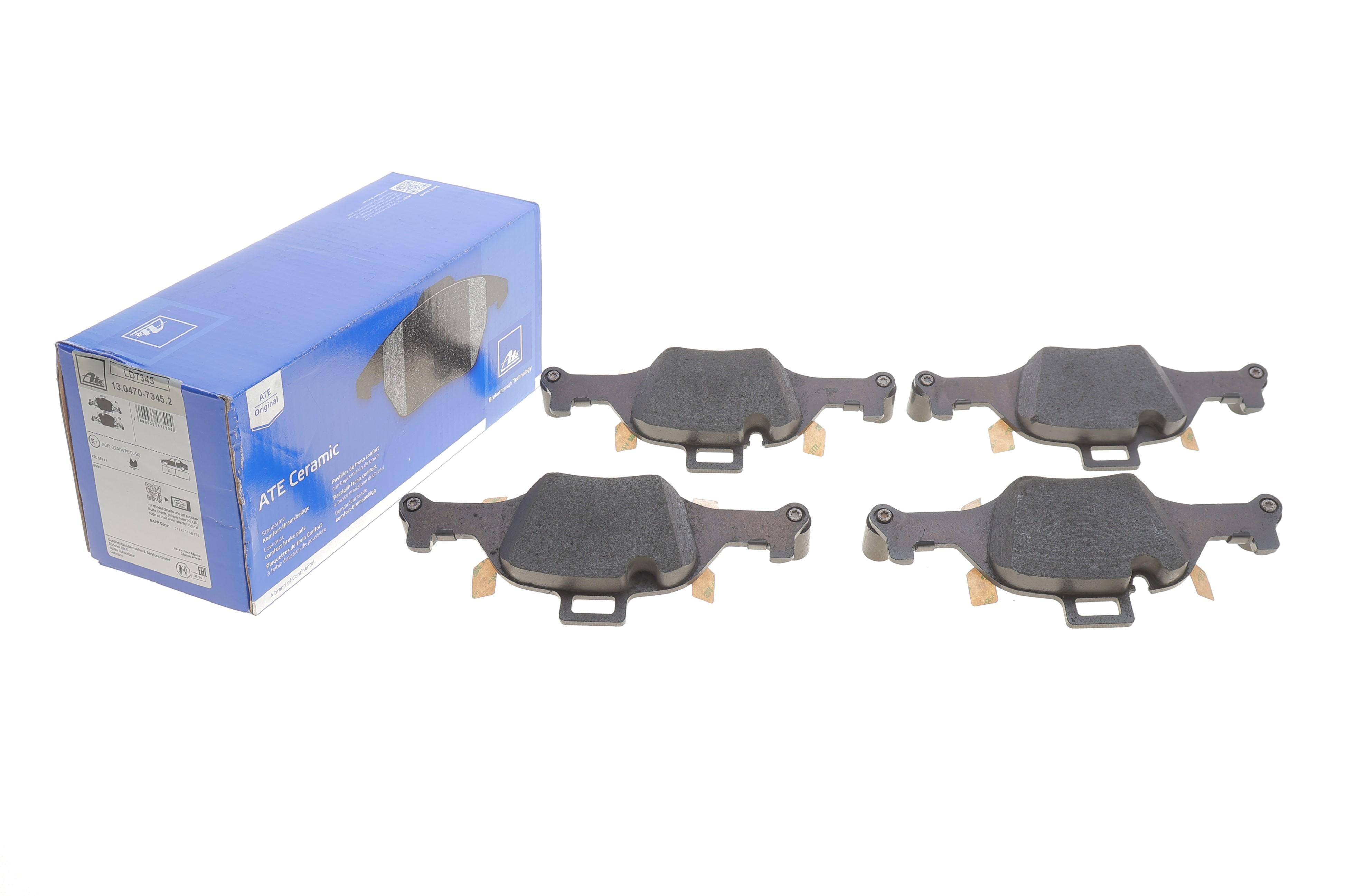 Колодки гальмівні (передні) BMW 3 (G20/G80) 18-/X5 (G05/F95) 18-/7 (G11/G12) 15- (Ate) ATE Ceramic