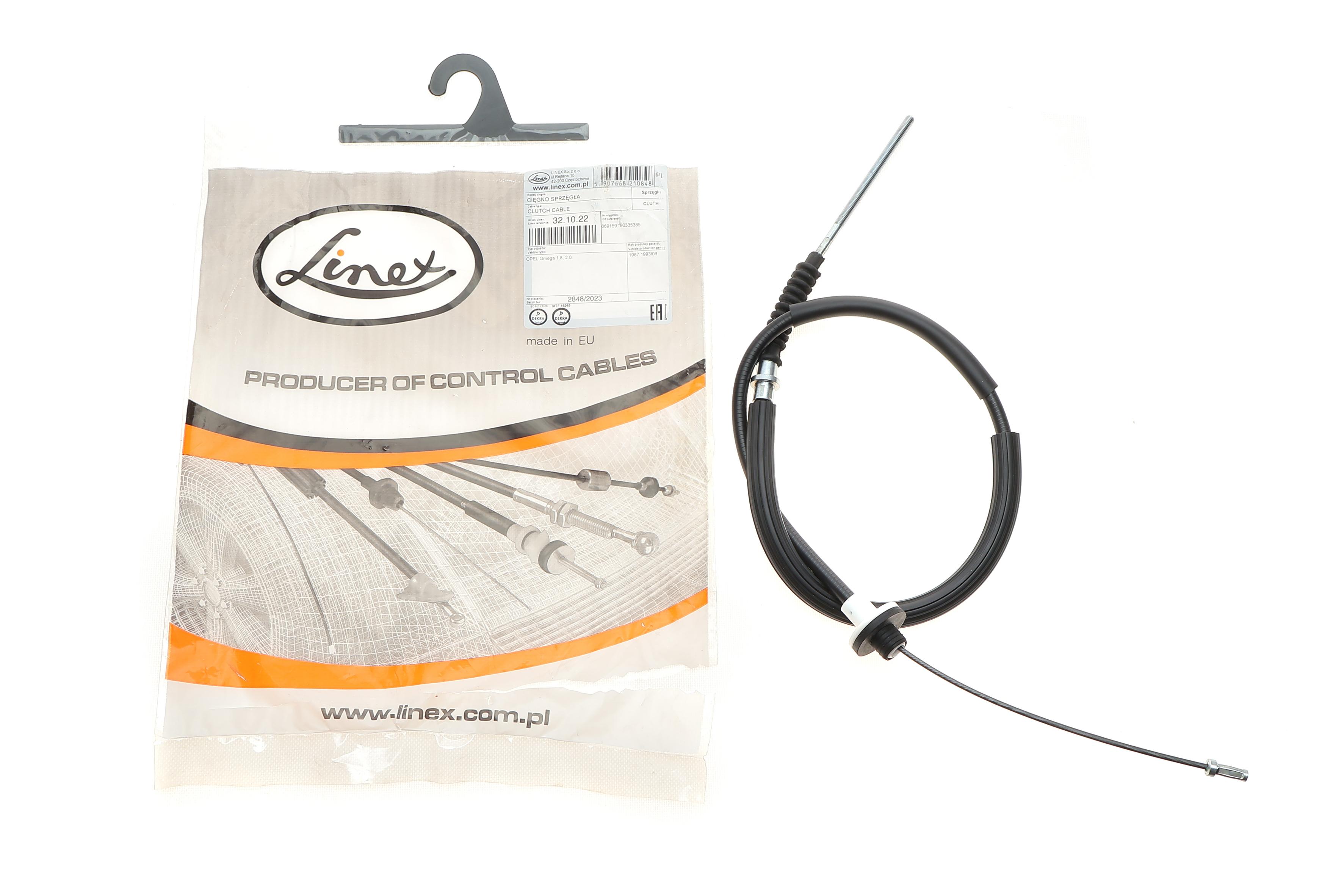 Трос зчеплення Opel Omega A 87-93 (1226 мм)