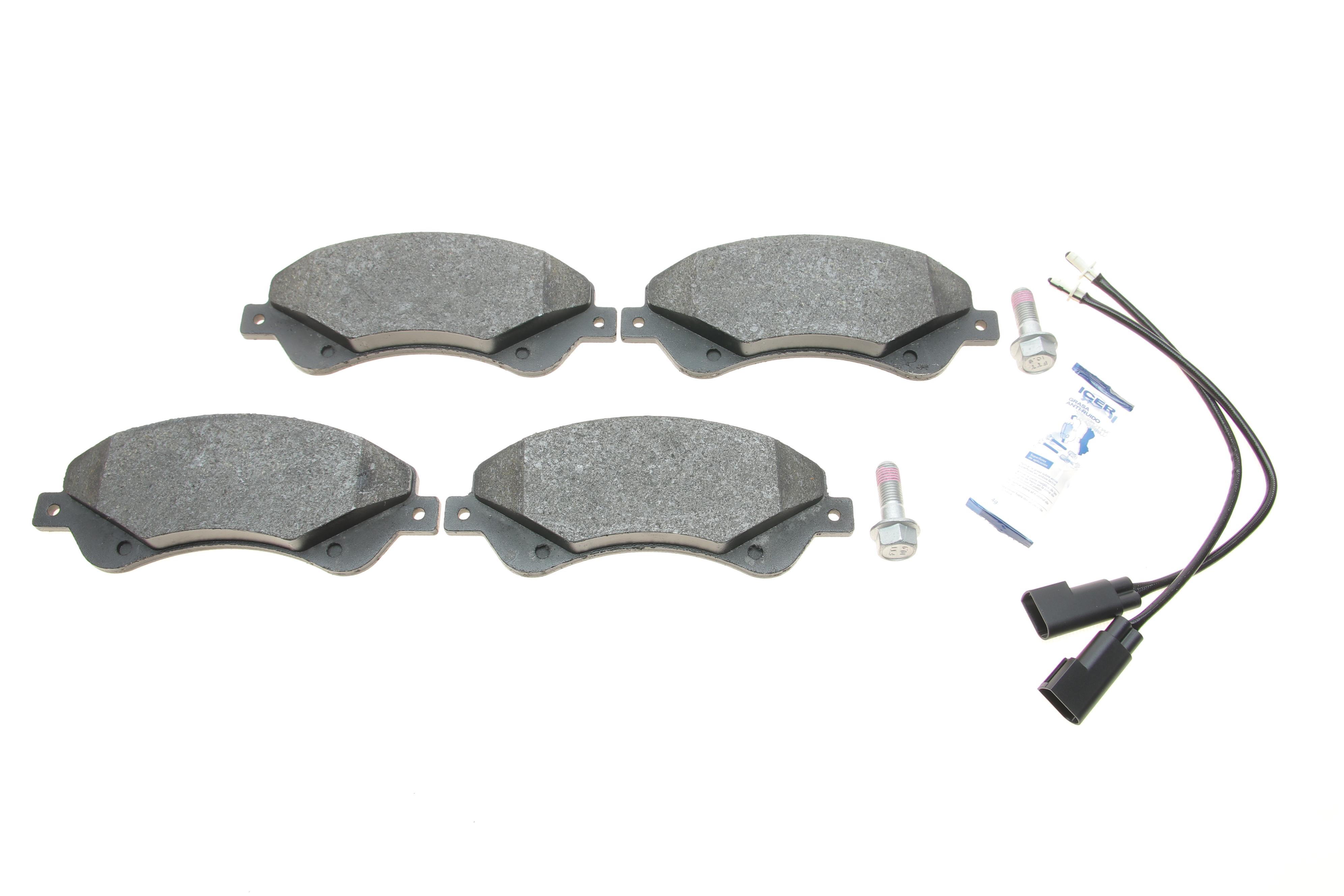 Колодки гальмівні (передні) Ford Transit 06-14/Transit Connect 06-13 (+датчики)