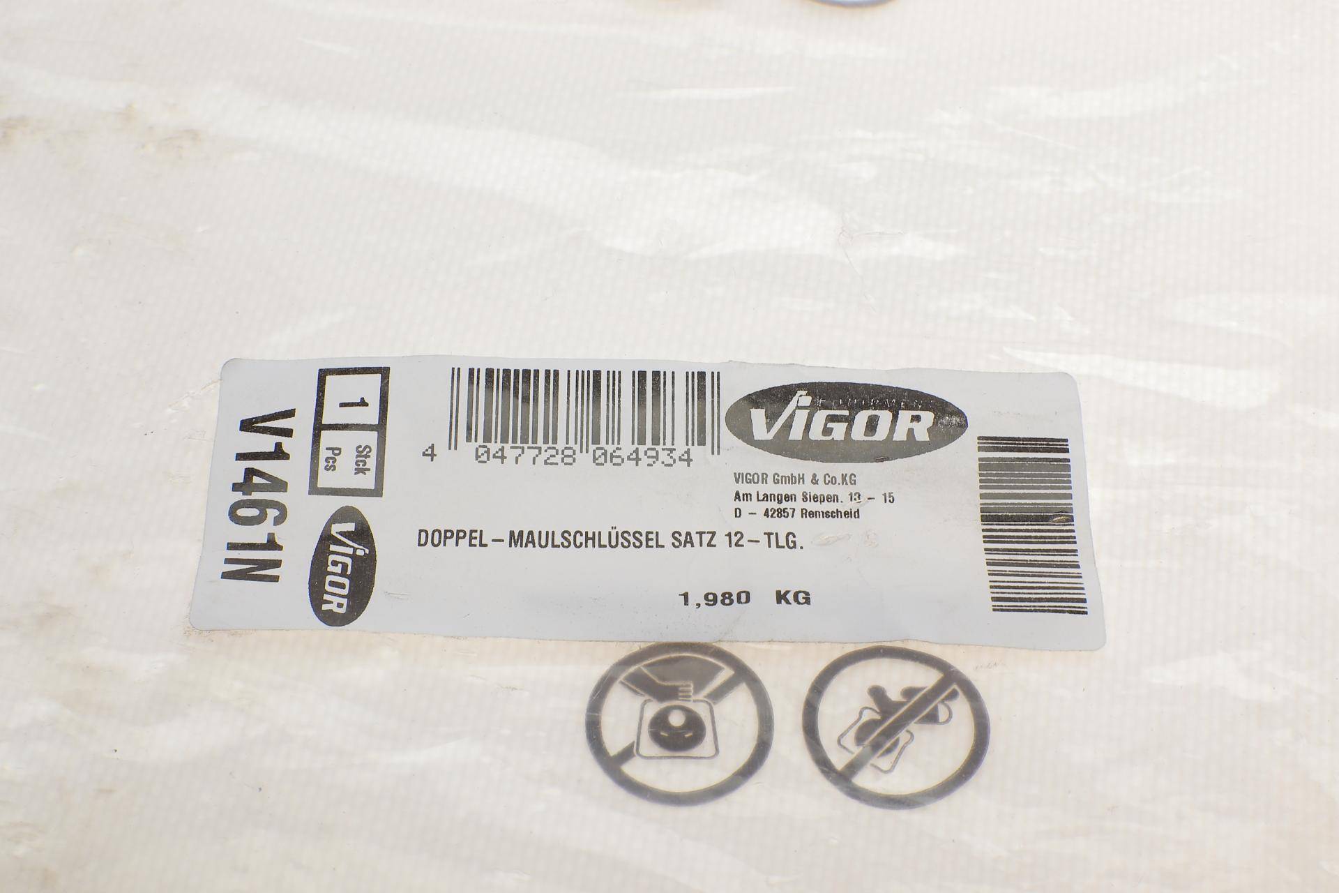 Набір ключів ріжкових 6x7-30x32 мм 12 од.