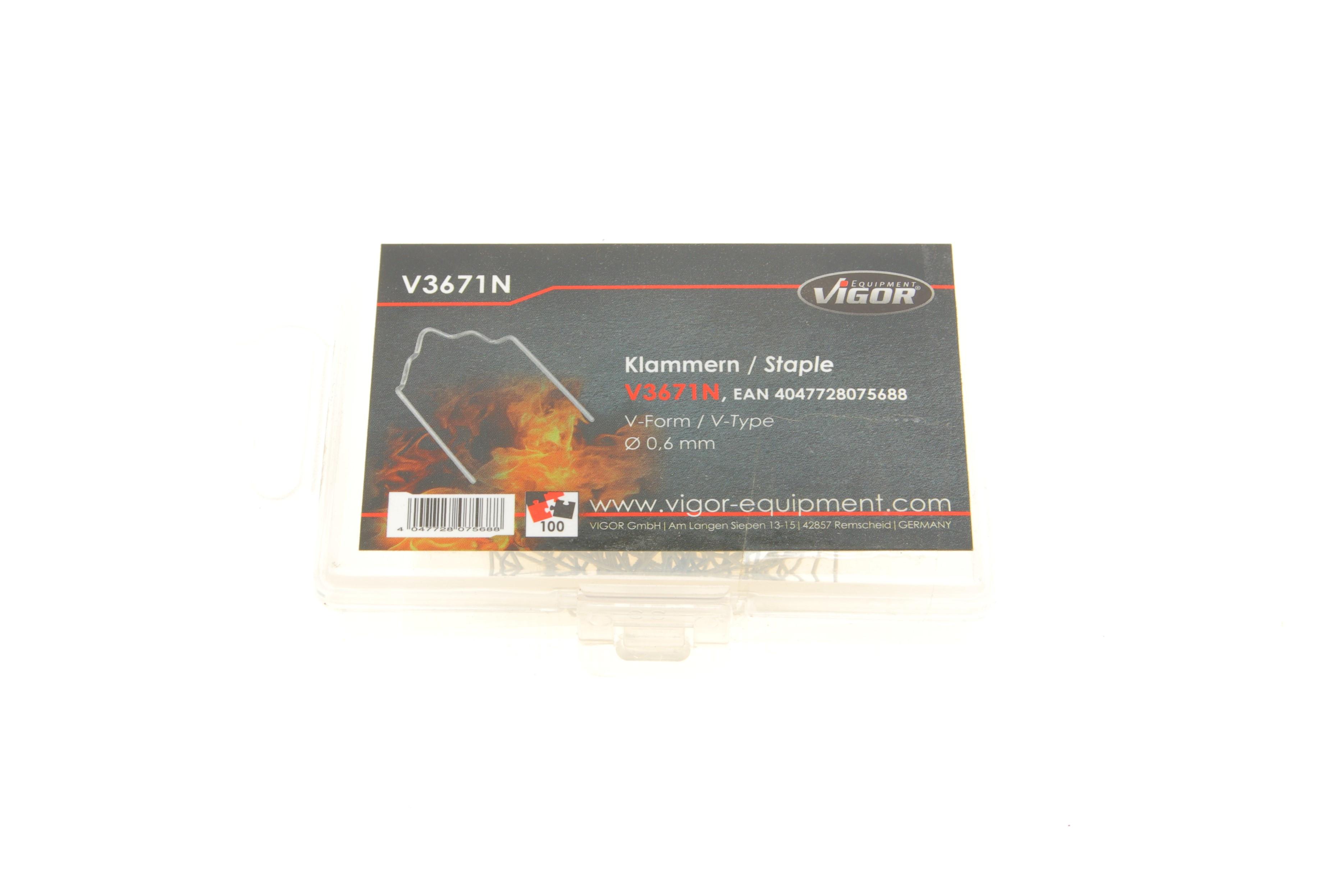 Скоба V-профіль Ø0,6 mm 100 од.