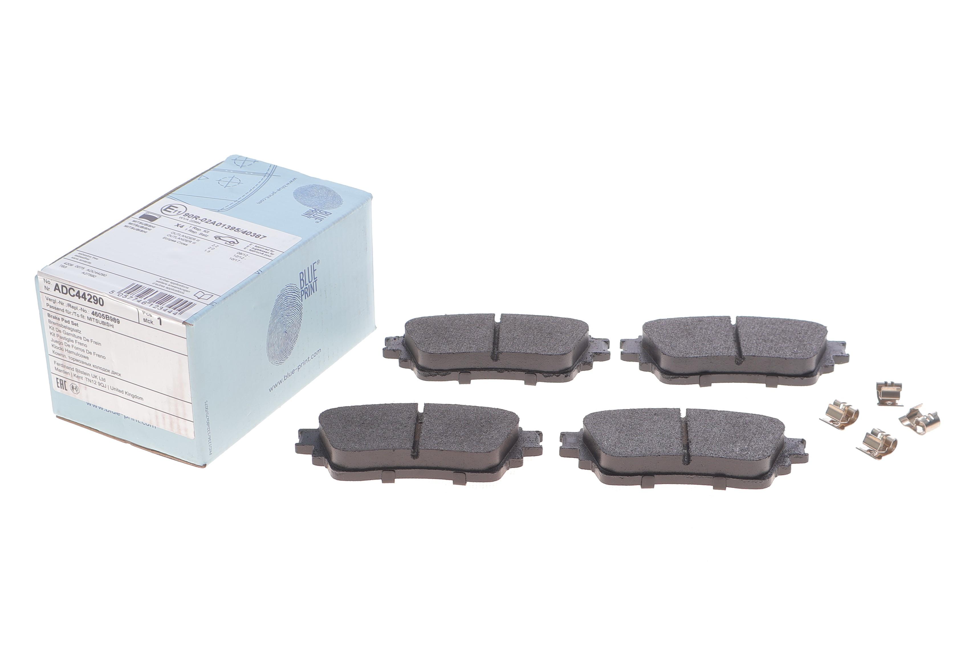 Колодки гальмівні (задні) Mitsubishi Eclipse Cross 17-/Outlander 1.5-3.0 12-