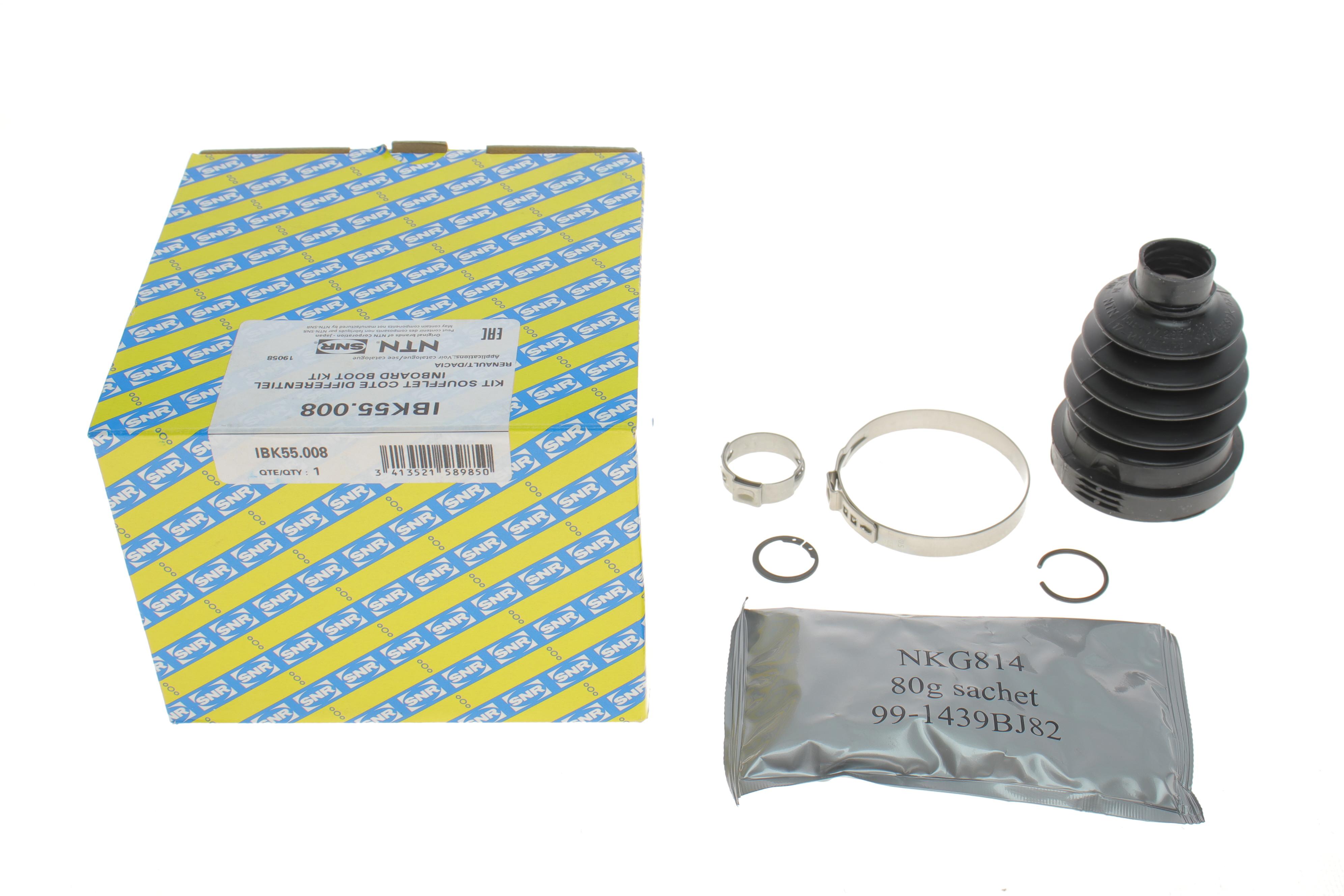 Пыльник шруса (внутренний) Renault Logan/ Clio 12- (22x63)