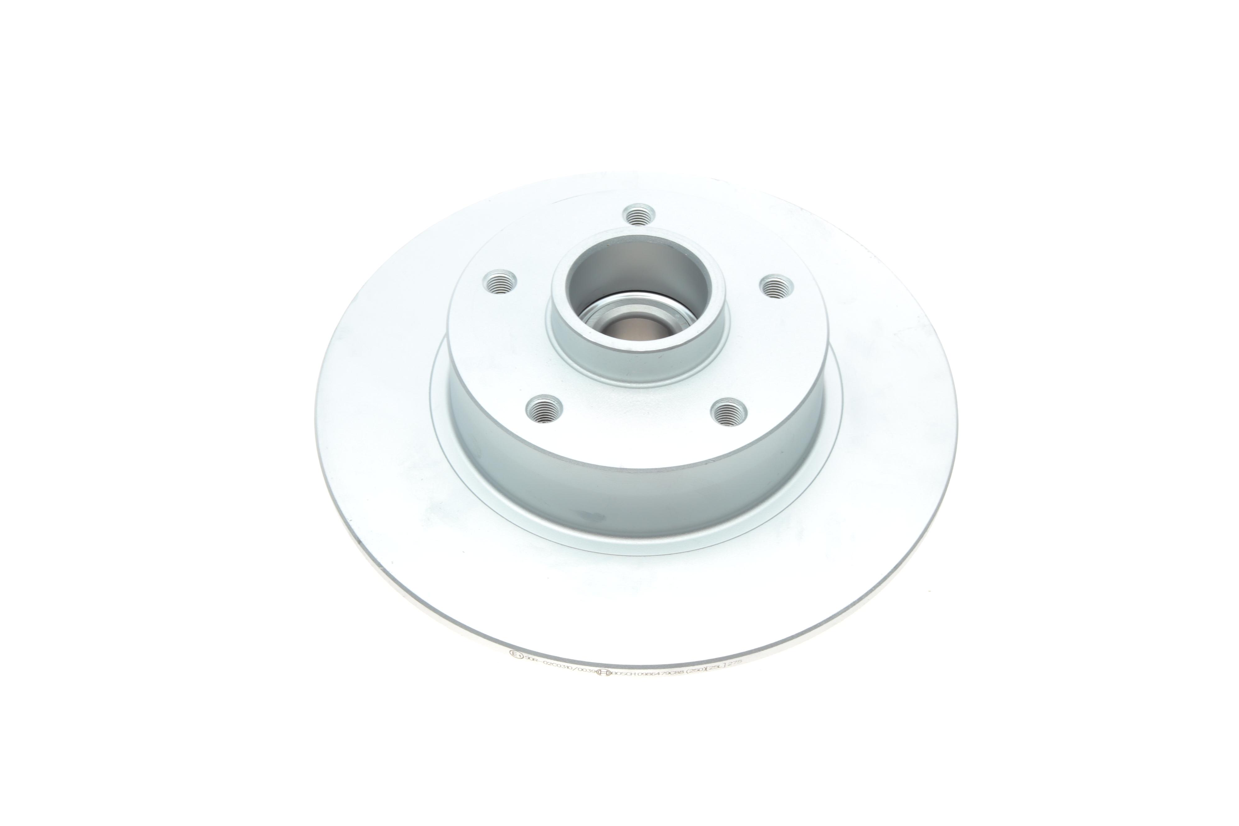 Диск гальмівний (задній) Renault Megane 08- (260x8) (+ABS) (з підшипником)