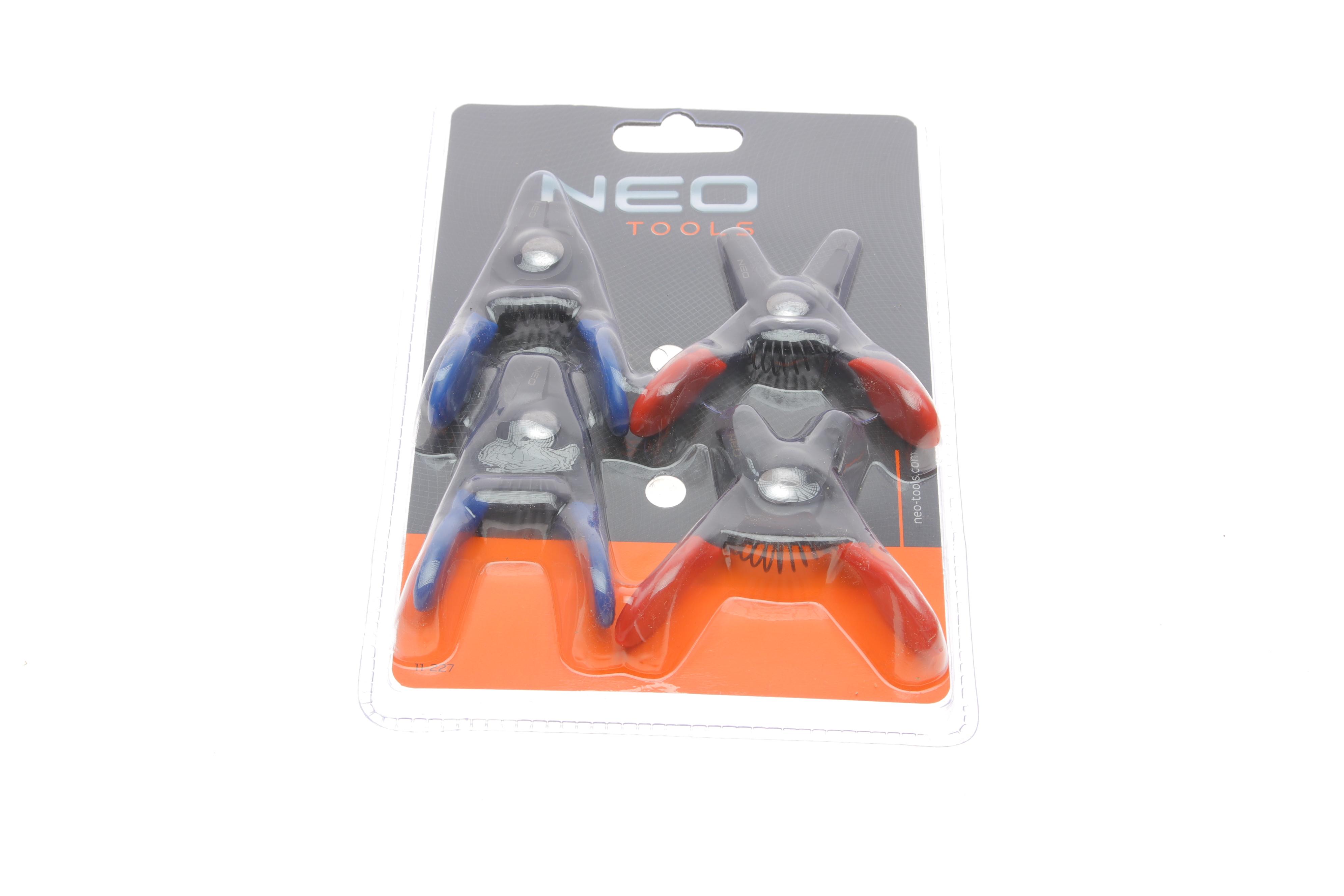 Набір комбінованих щипців для cтoпopниx кілeць 4 од. міні