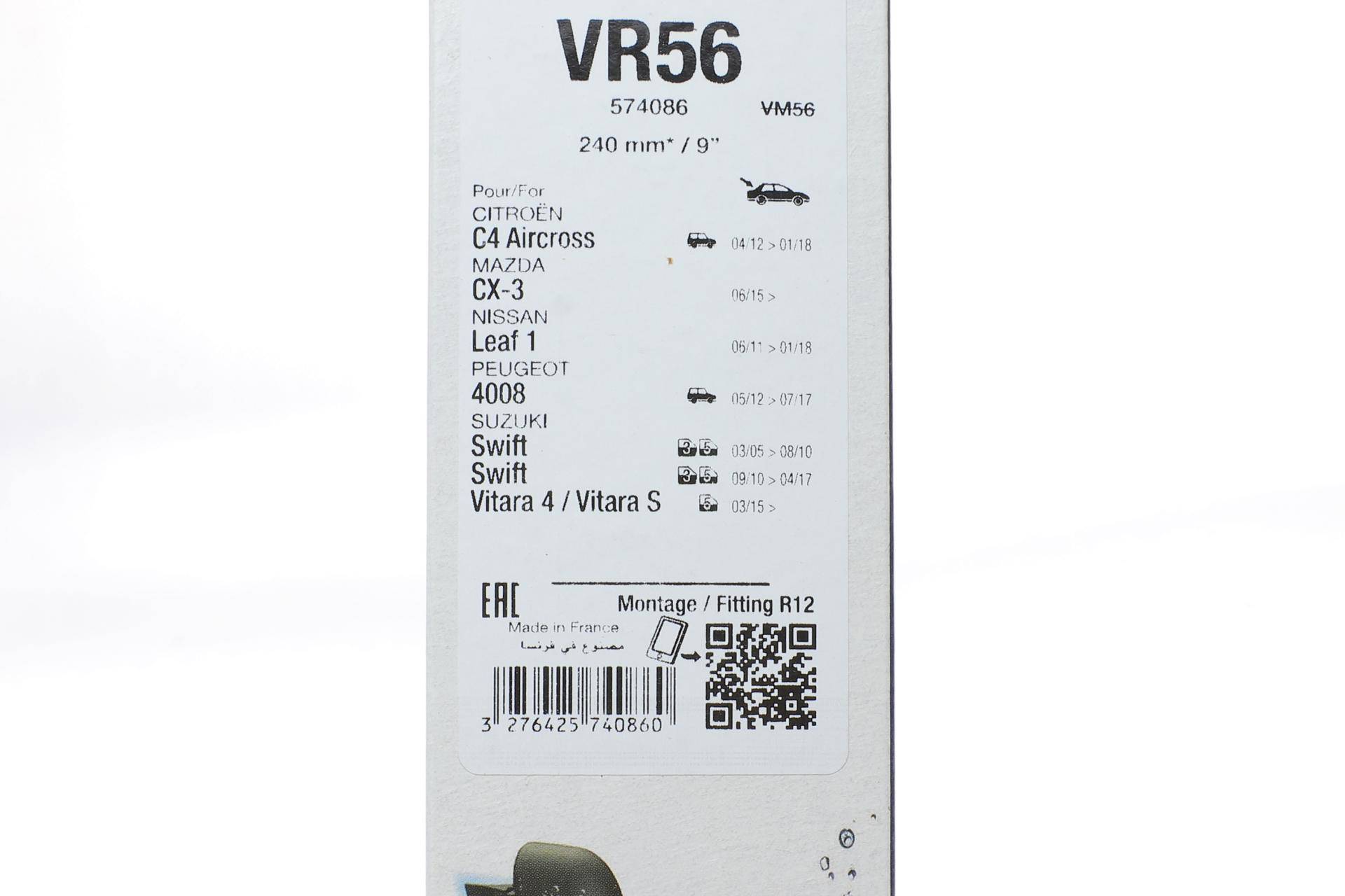 Щітка склоочисника (задня) (240mm) Citroen C4/Peugeot 4008 1.6/.18 HDi 12-