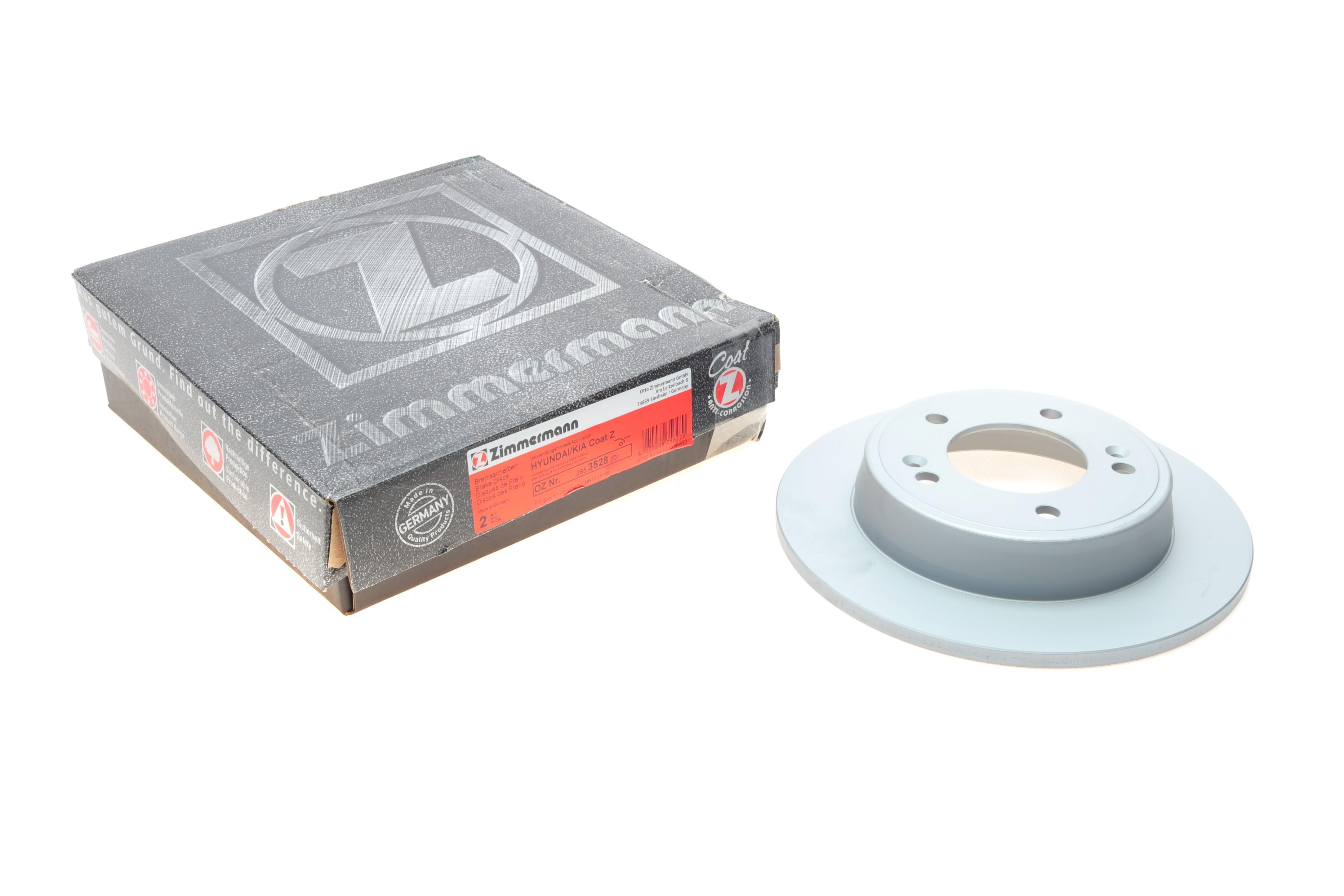 Диск тормозной (задний) Kia Ceed/Cerato/Soul/Hyundai i30/Elantra 12- (262x10)