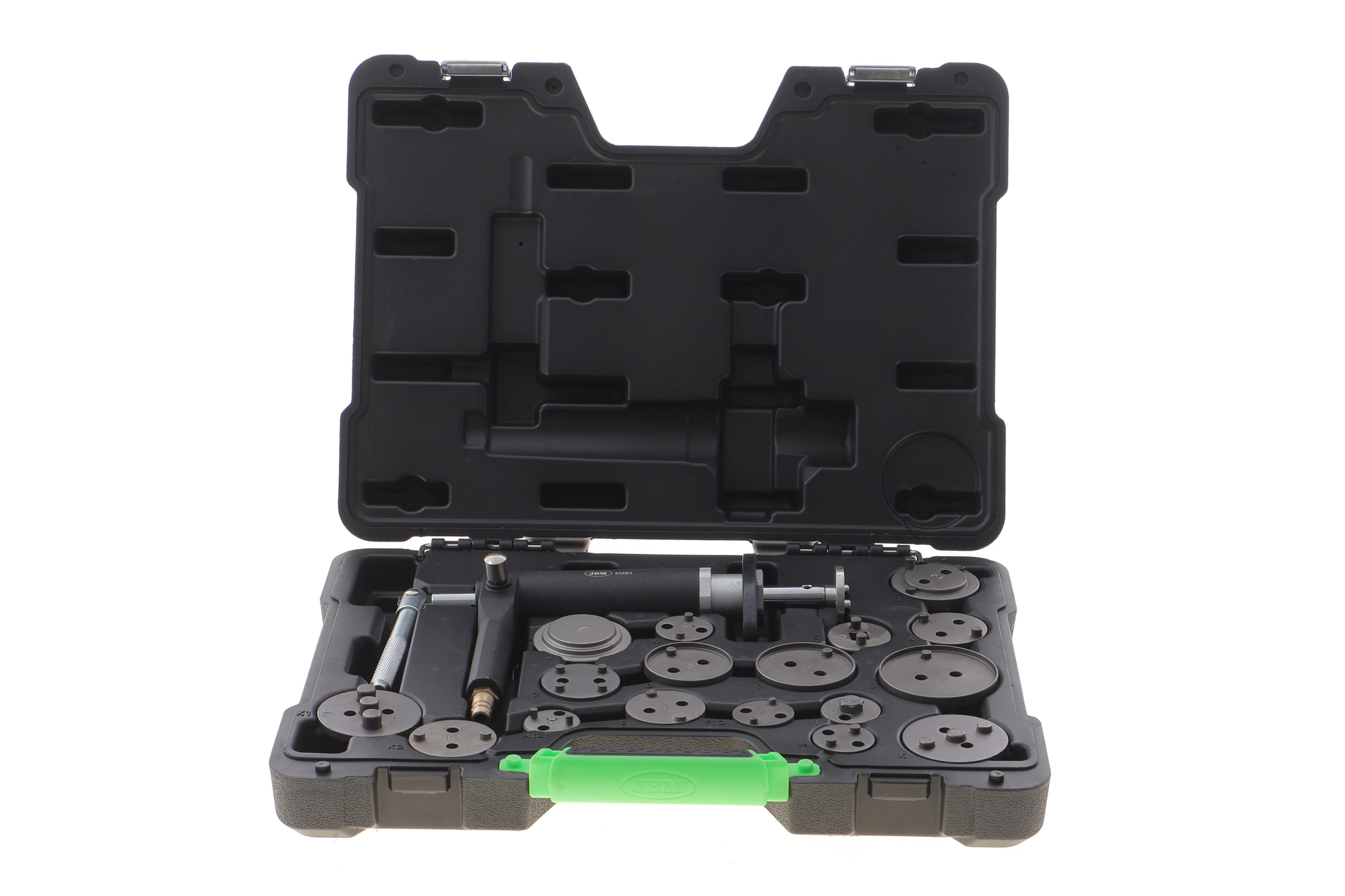 Набор инструмента для разведения тормозных цилиндров (15 адаптеров)