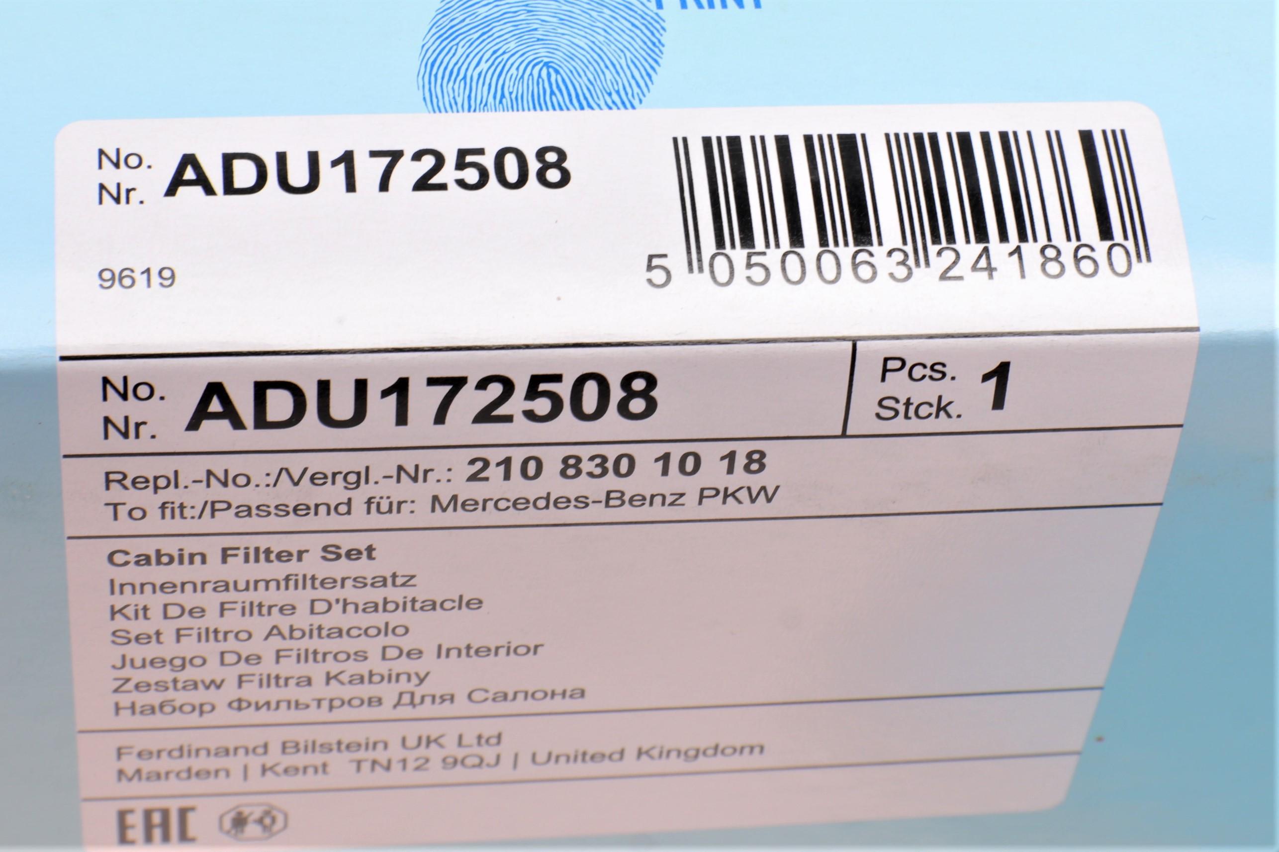 Фільтр салону MB E-class (W210) (к-кт 2шт.)