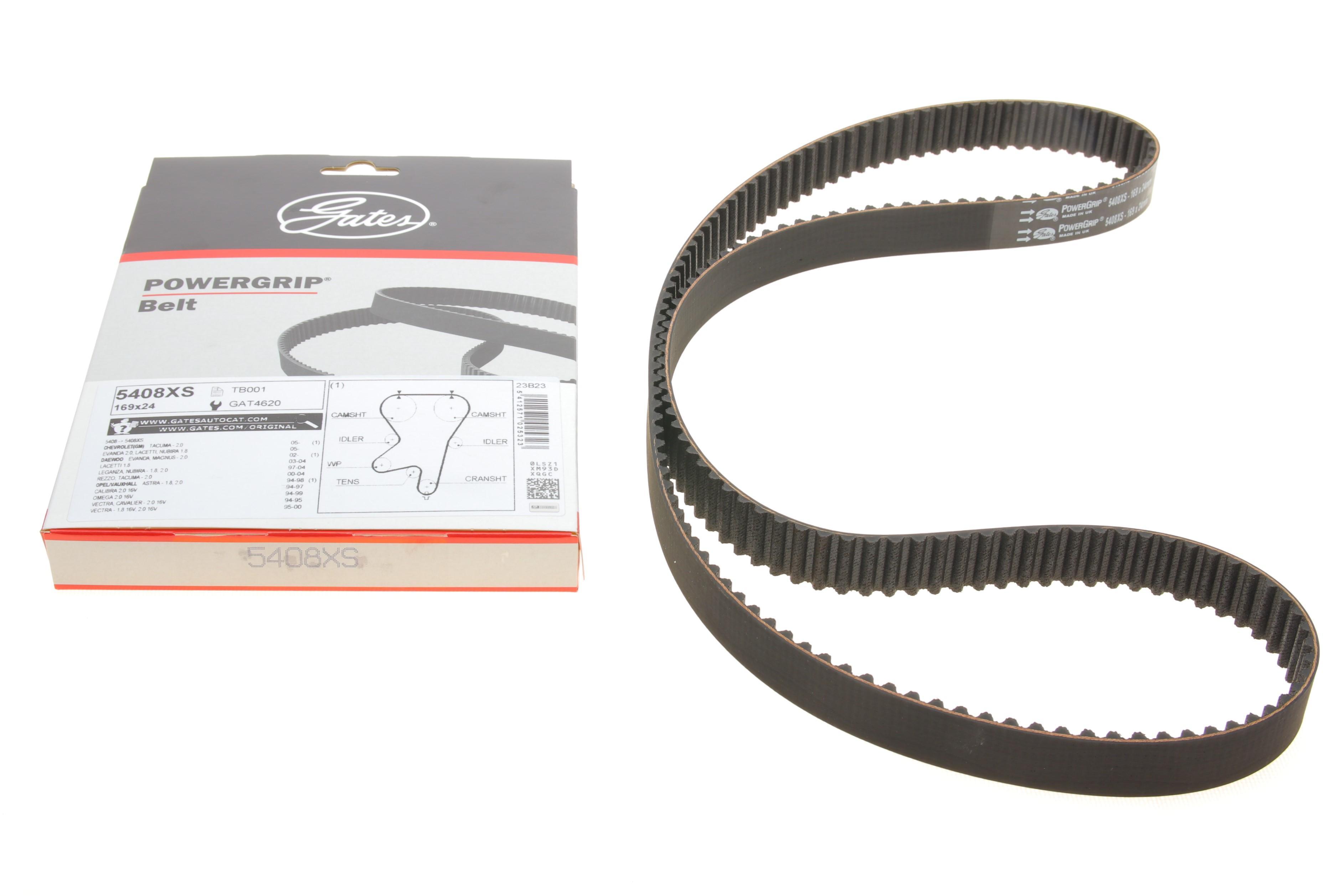 Ремінь ГРМ Opel Astra/Vectra/Omega/Daewoo Lacetti/Nubira 1.8/2.0 92- (24x169z)