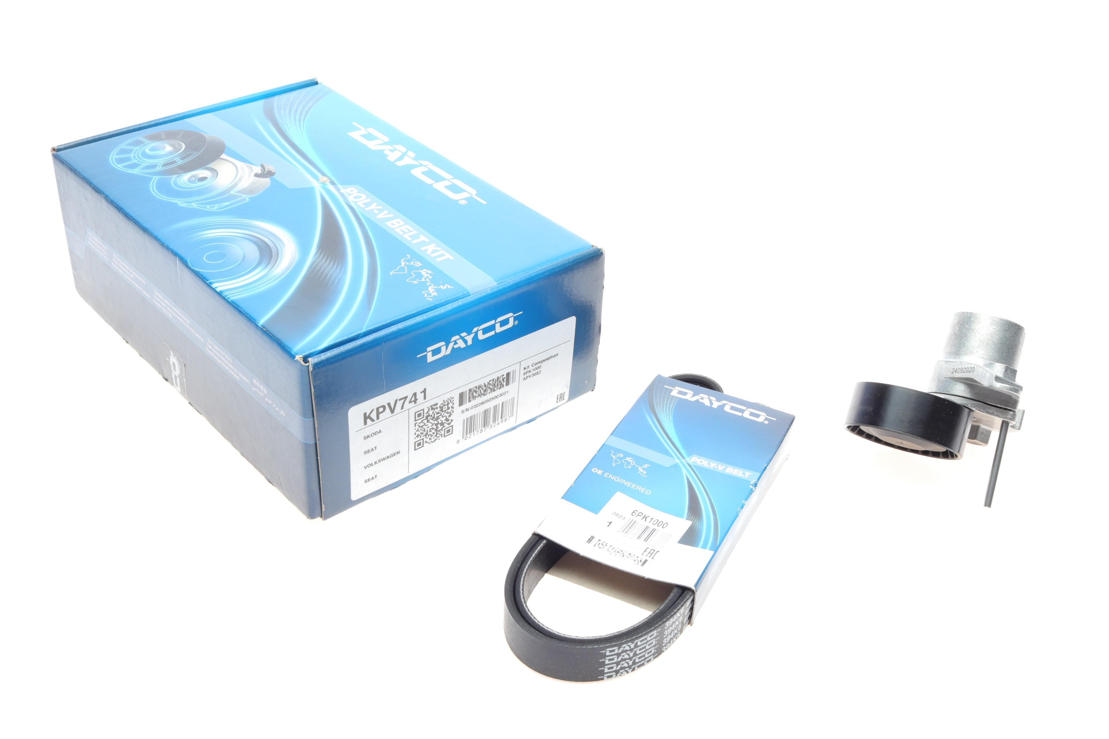 Комплект ременя генератора VW Caddy IV 1.6 15- (6PK1000)