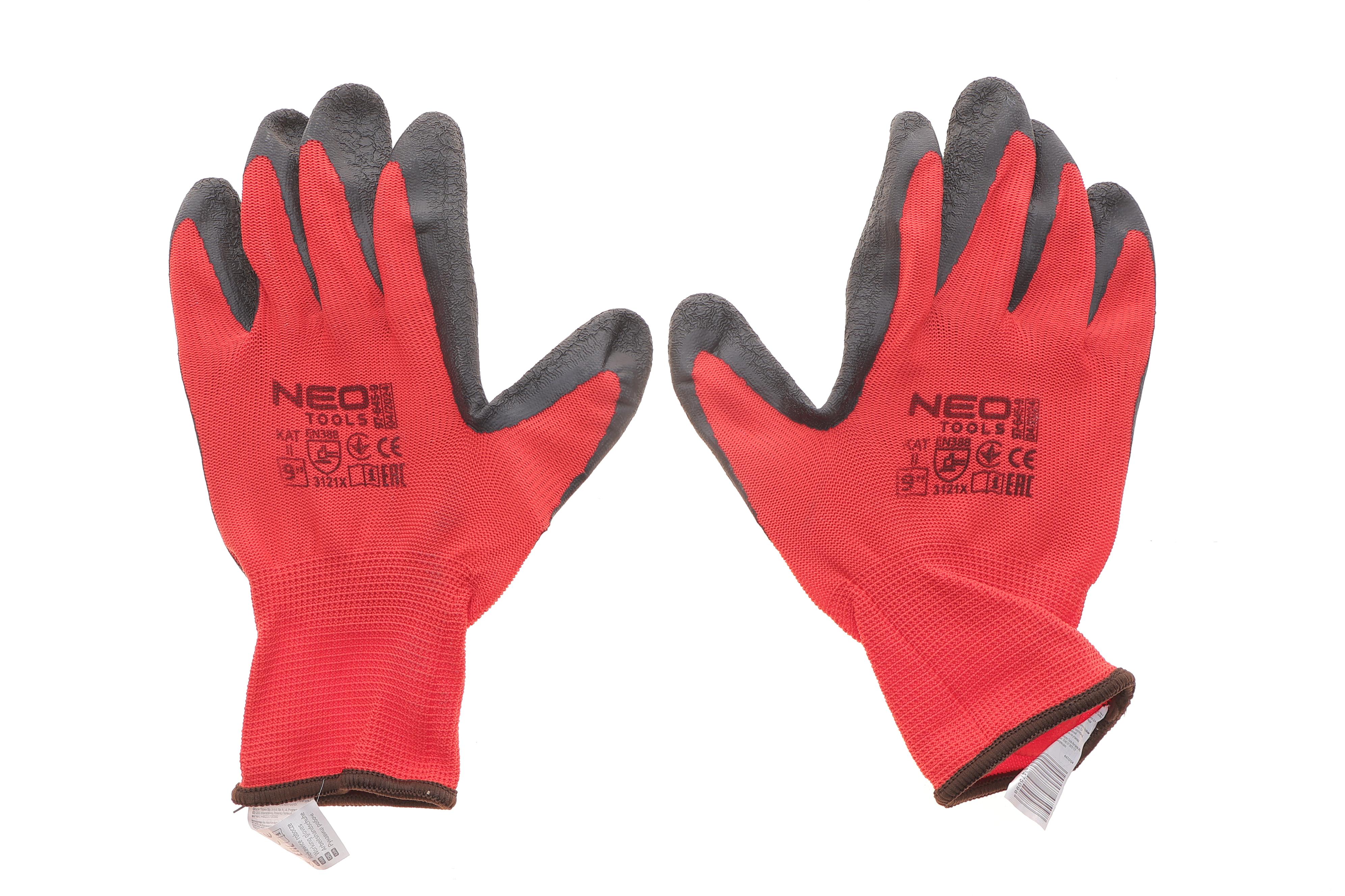 Рукавиці з латексним покриттям (крінкл) 3121x (L)