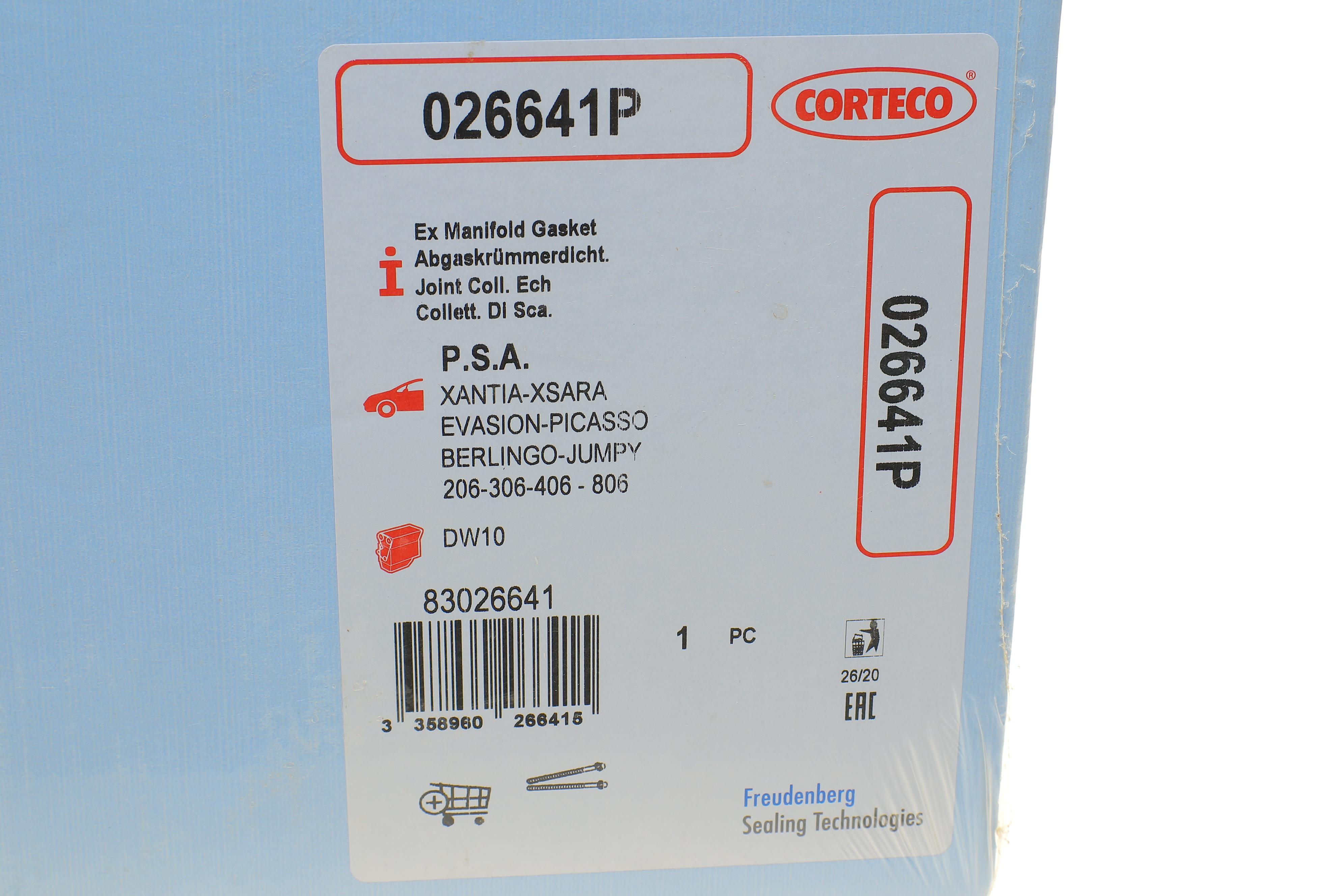 Прокладка колектора випускного Fiat Scudo 2.0JTD