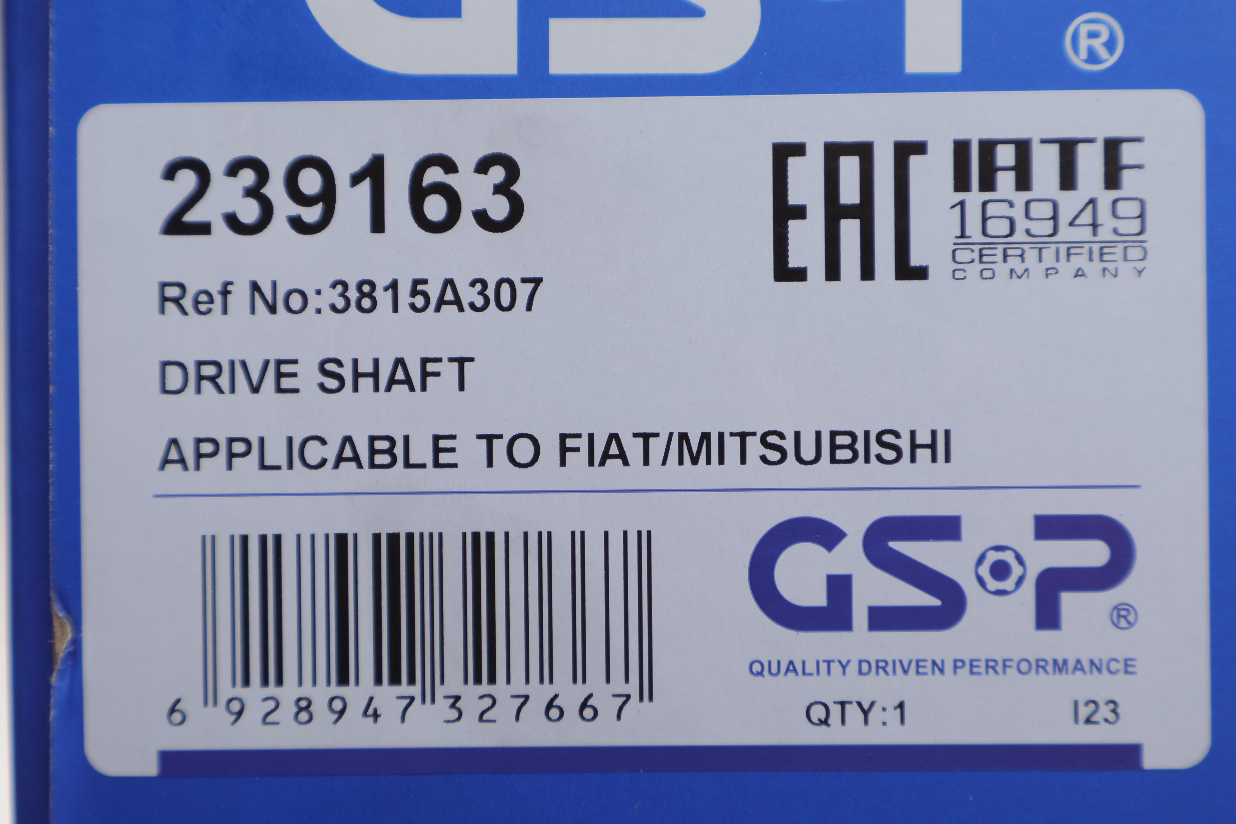 Піввісь (передня) (L) Mitsubishi L200 2.5 DI-D 05- (30z/28z/594mm) (+ABS47z)