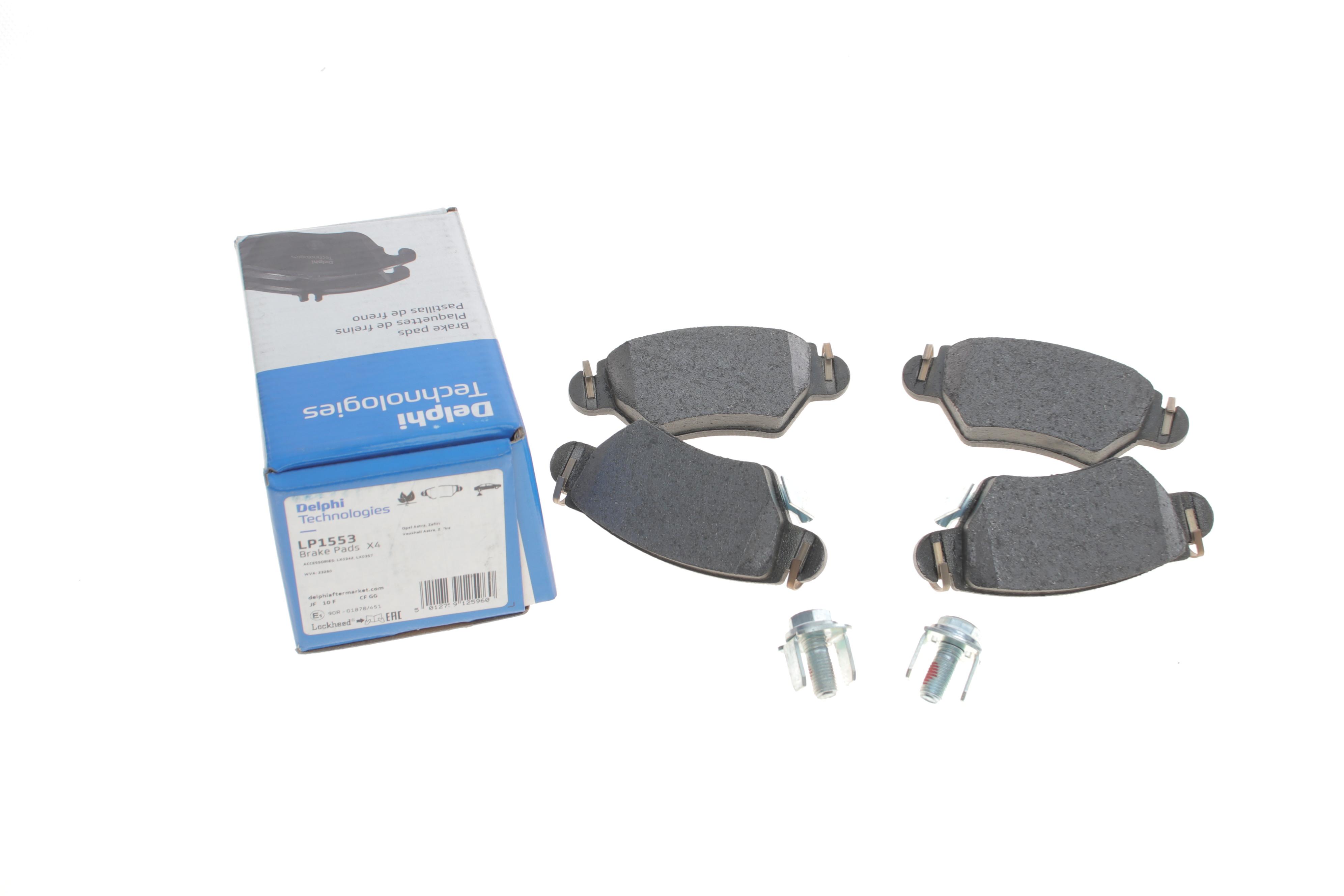 Колодки тормозные (задние) Opel Astra G 98-05/Zafira A 99-05 (Bosch)