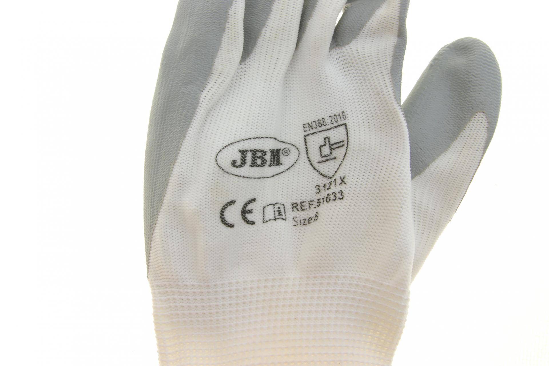 Рукавиці з нітриловим покриттям долонь (M)