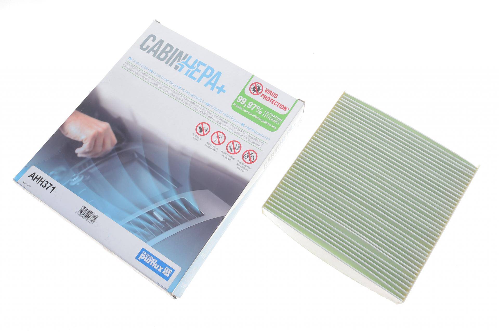 Фільтр салону Fiat Panda/500/500e 06- (CabinHepa+)