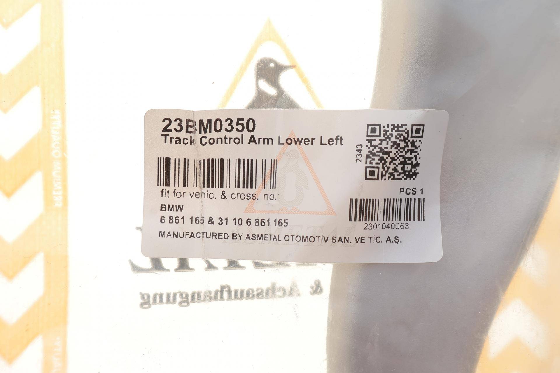 Важіль підвіски (передній/знизу/спереду) (L) BMW 5 (G30/F90) 16- B47/B48/B57/B58 (з болтом)