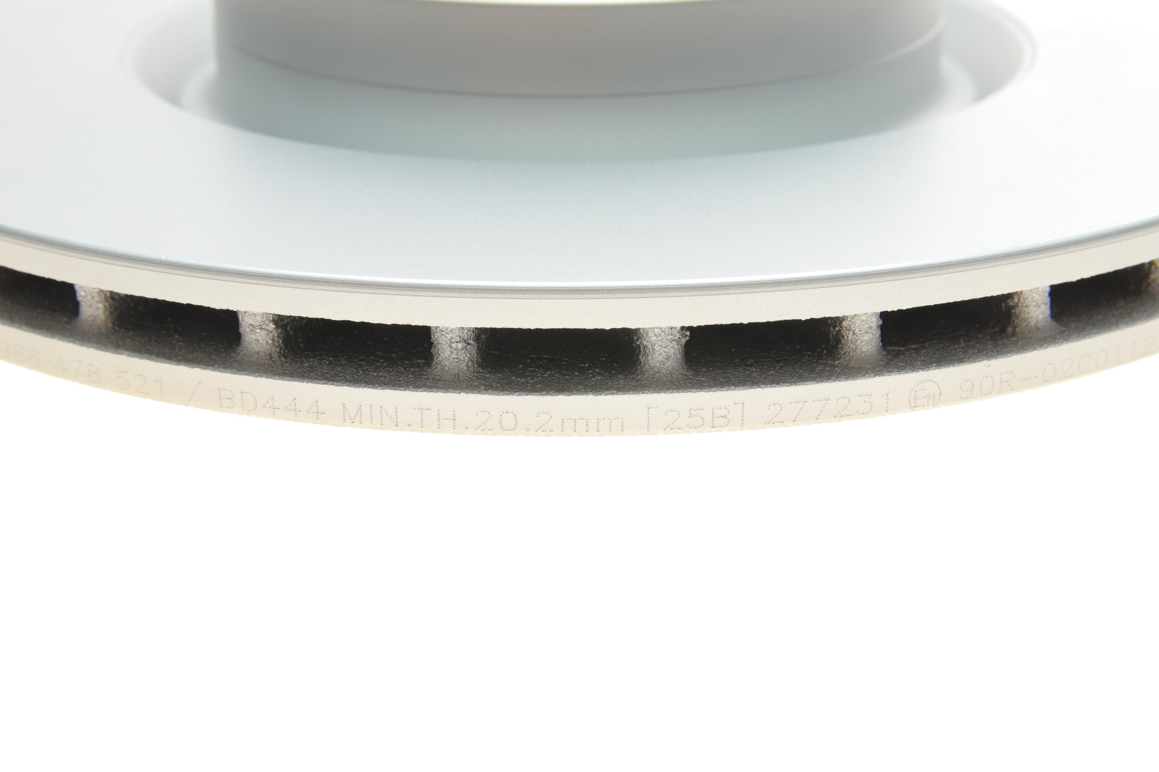 Диск гальмівний (передній) Fiat Doblo/Fiorino/Qubo 07-/Opel Combo 12- (284x22) (з покриттям) (вент.)