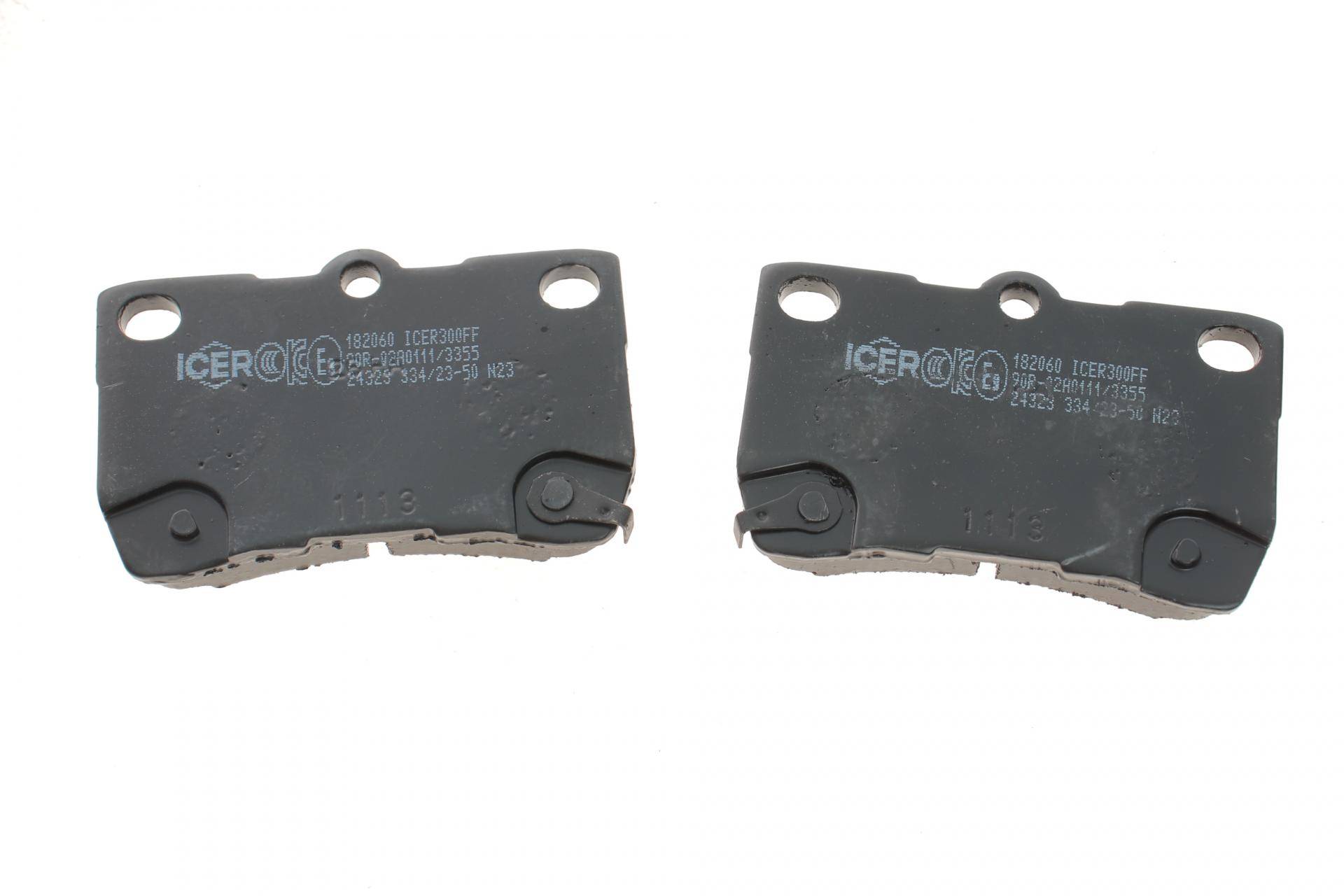 Колодки гальмівні (задні) Lexus GS III/IV/IS II/III 05-/Toyota Crown XII/XIII 03-12/Mark X/Reiz 04-