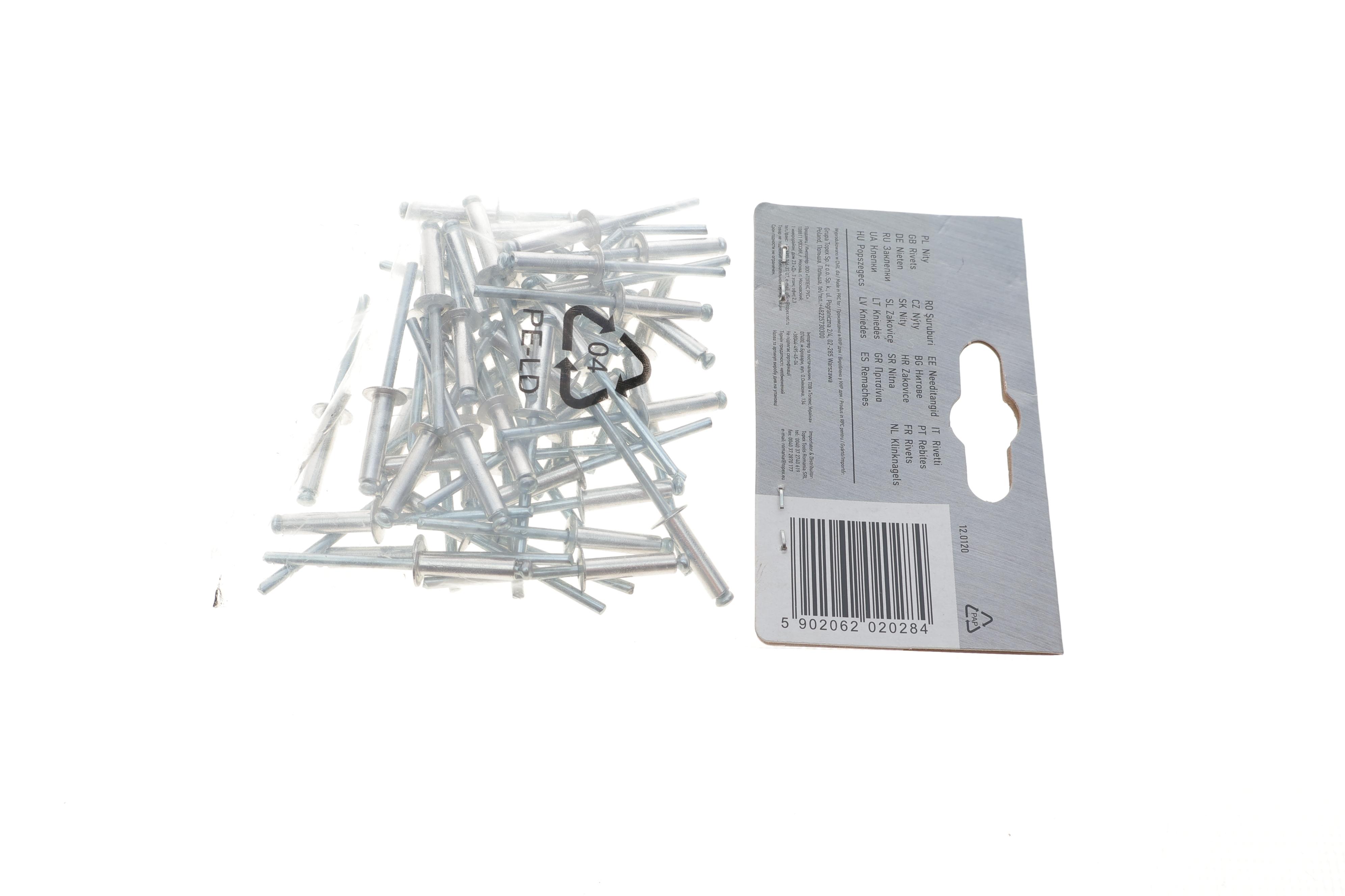 Заклепка Ø4x16 mm 50 од.