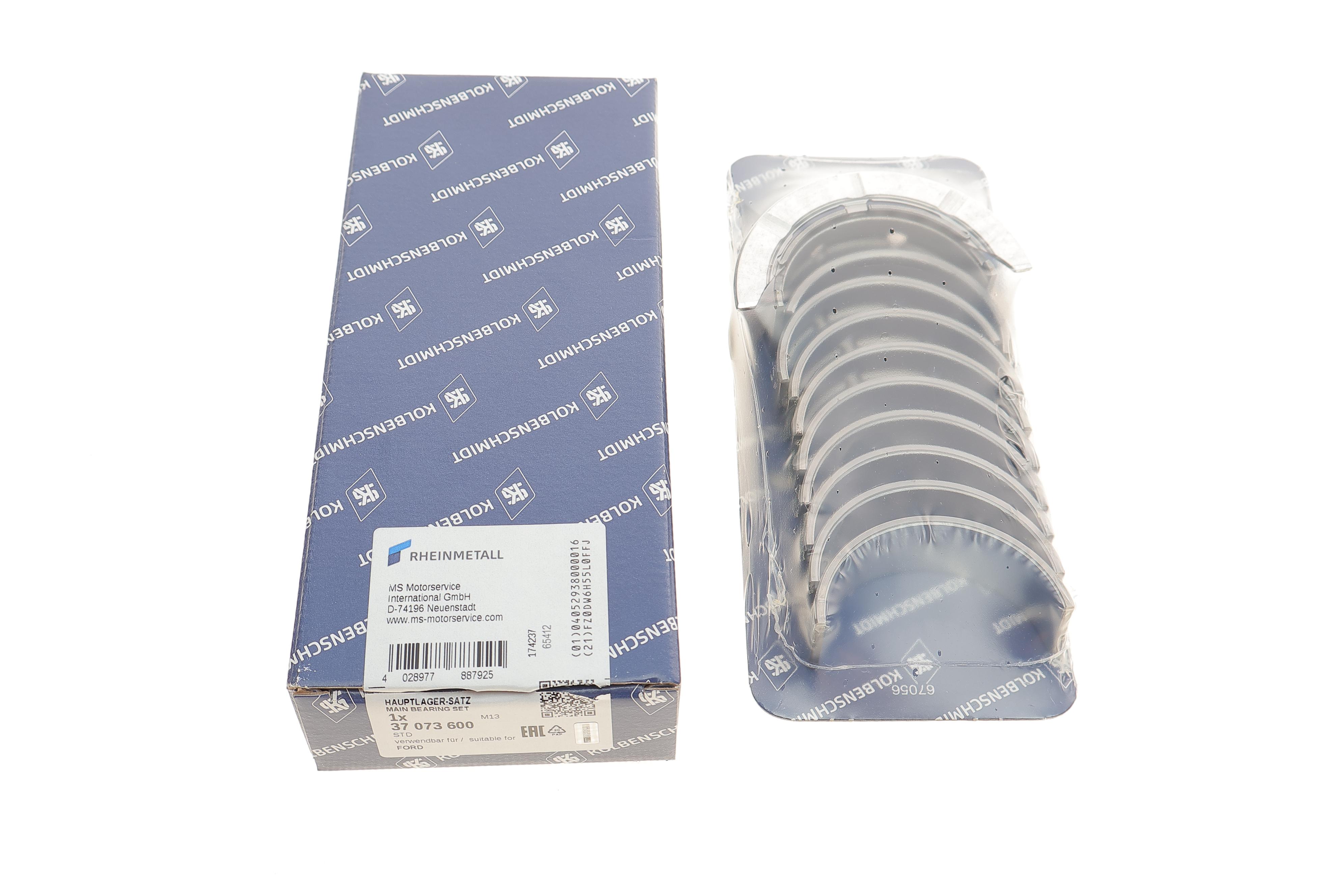 Вкладиші корінні Ford Transit/Mondeo III/Focus 1.8/2.0 98-15 (STD) (к-кт)