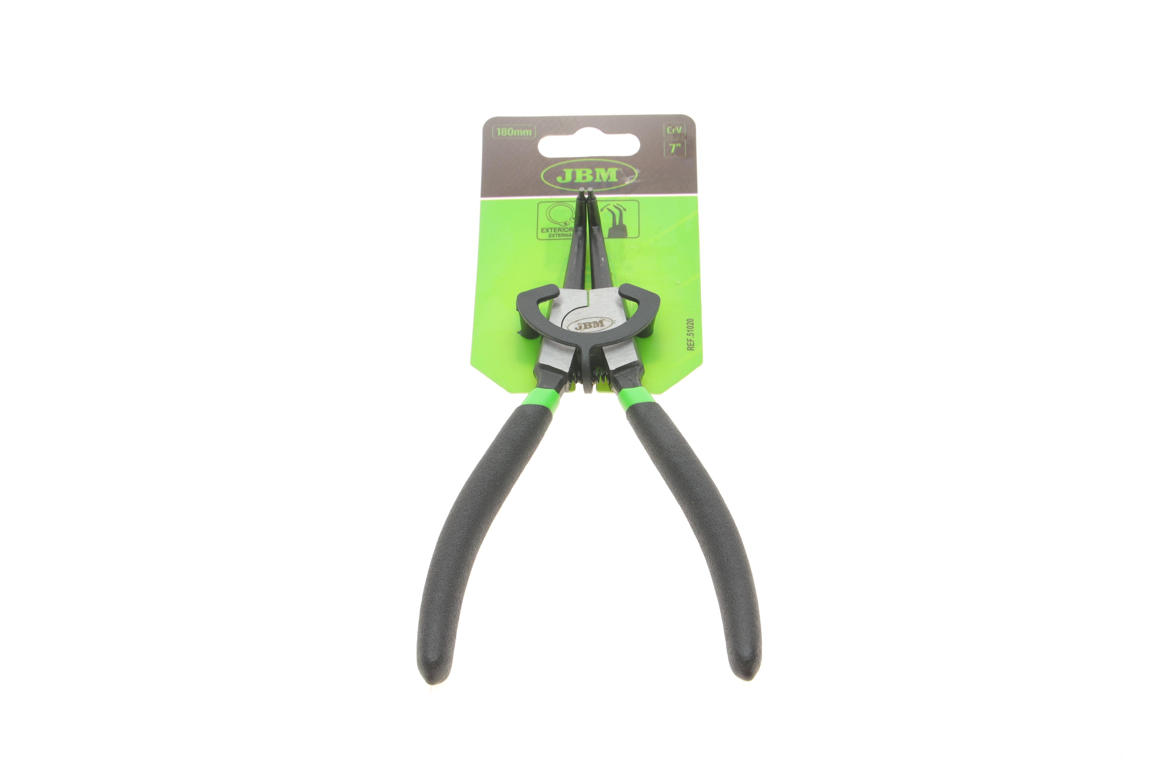 Щипцы загнутые для внешних стопорных колец L-180 мм