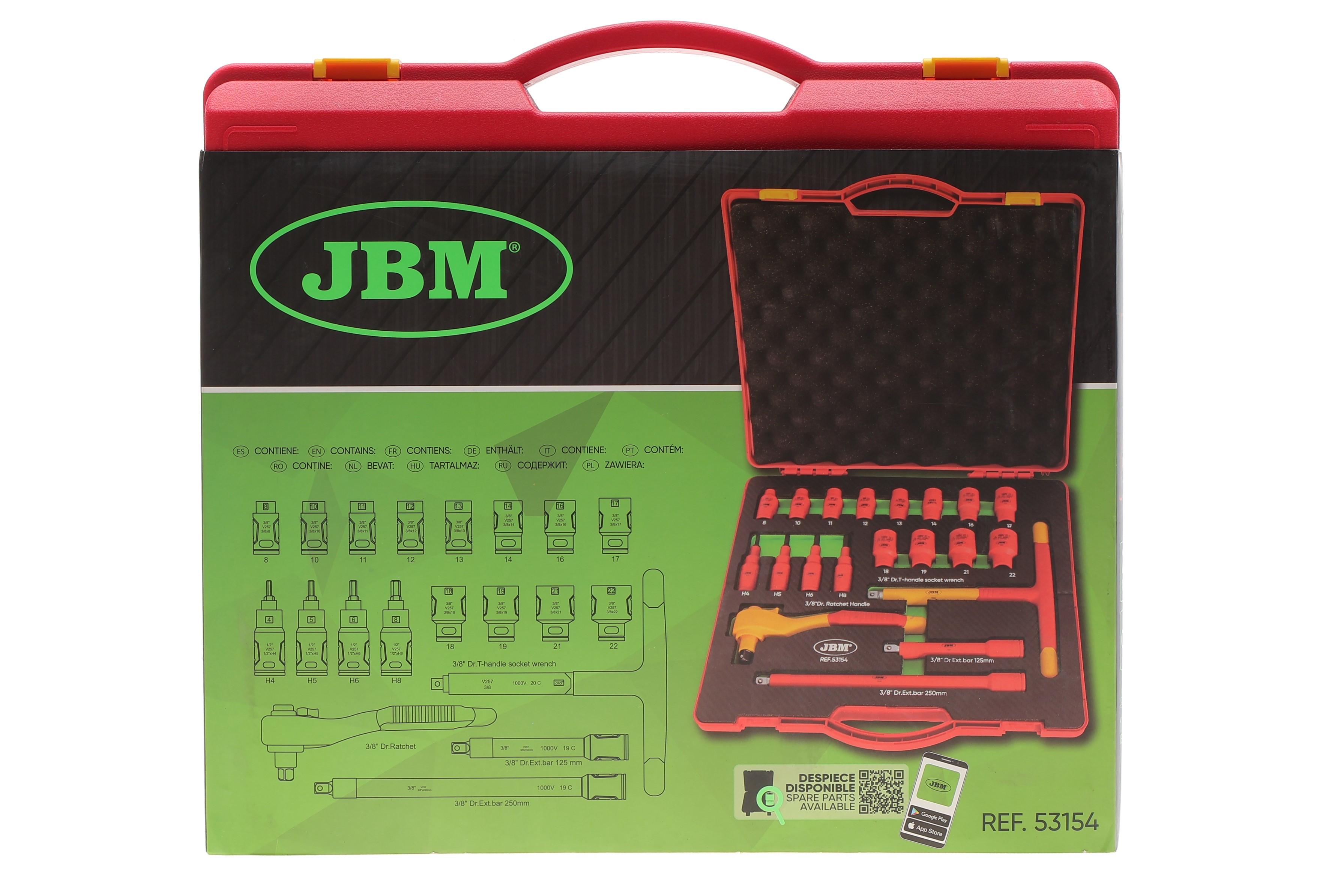 Набір інструменту діелектричного 1000В 3/8" 20 од.