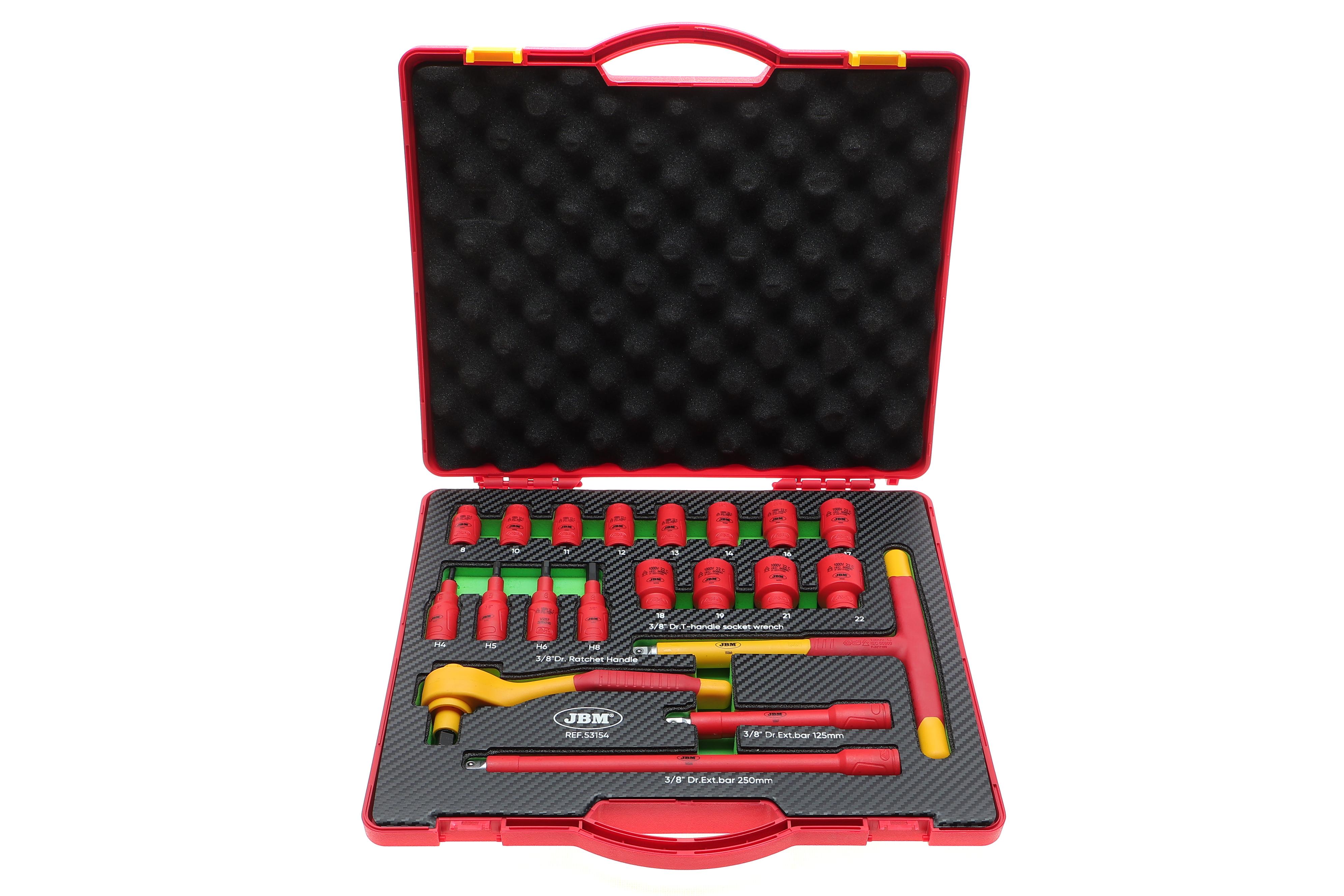 Набір інструменту діелектричного 1000В 3/8" 20 од.