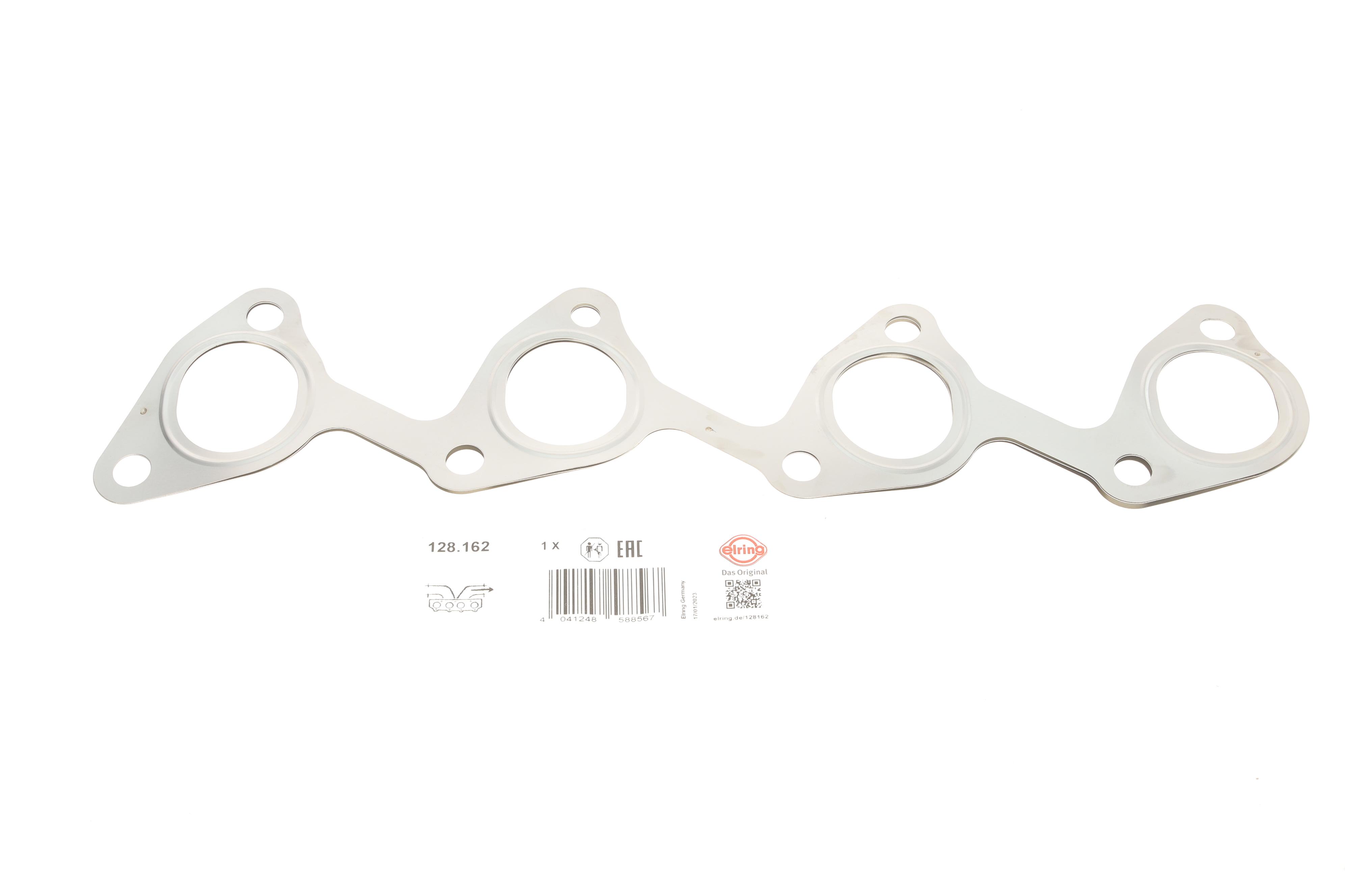 Прокладка коллектора выпускного Ford Connect 02- (металическая)