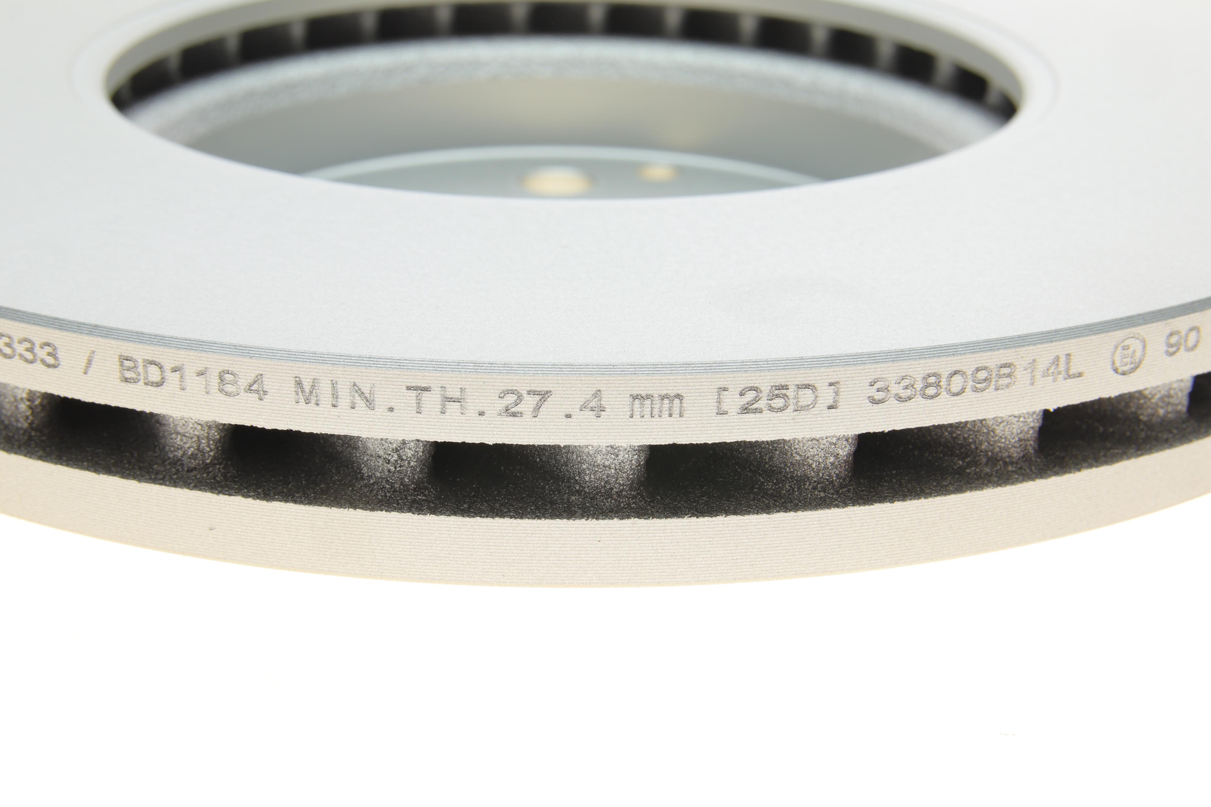 Диск тормозной (передний) MB E-class (W211/S211) 03-09 (303.9x30) (с покрытием)