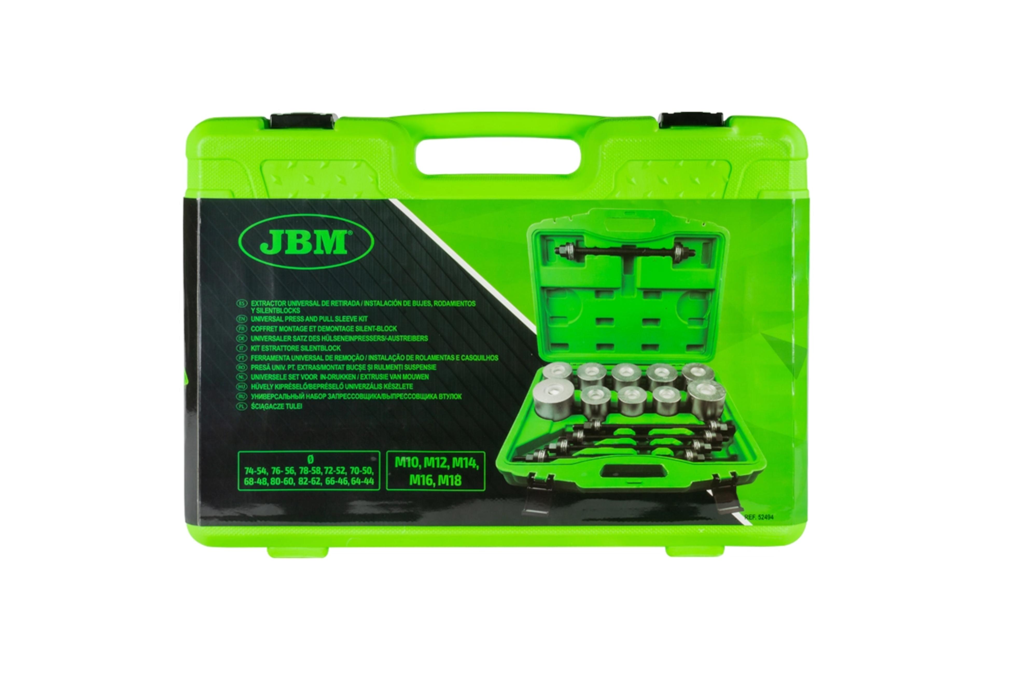 Набір насадок для запресування/випресування втулок (30 пердметів)