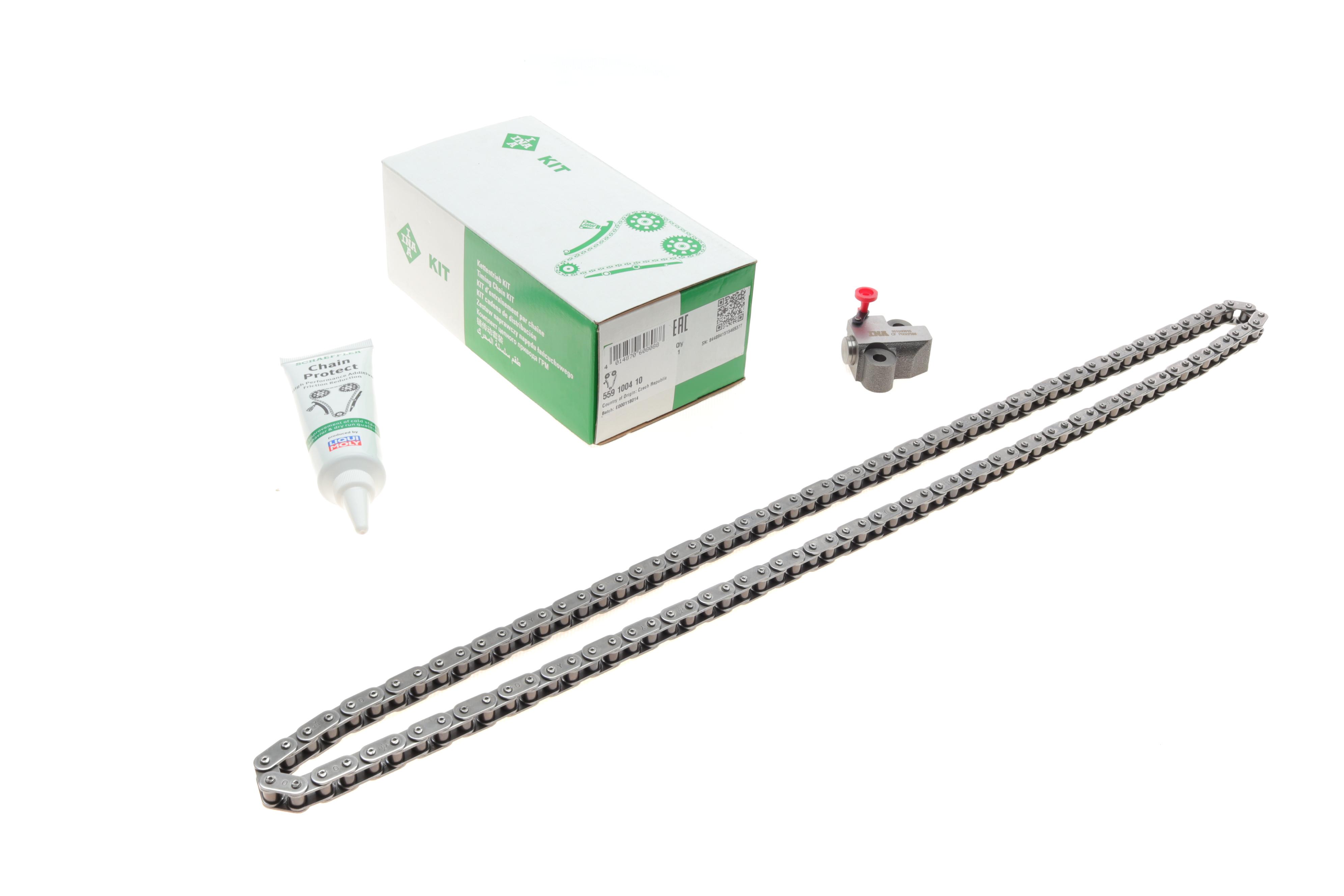 Комплект ланцюга ГРМ Toyota Land Cruiser Prado 2.7 09-/Rav4 2.0/2.4 00-13, (ланцюг INA)