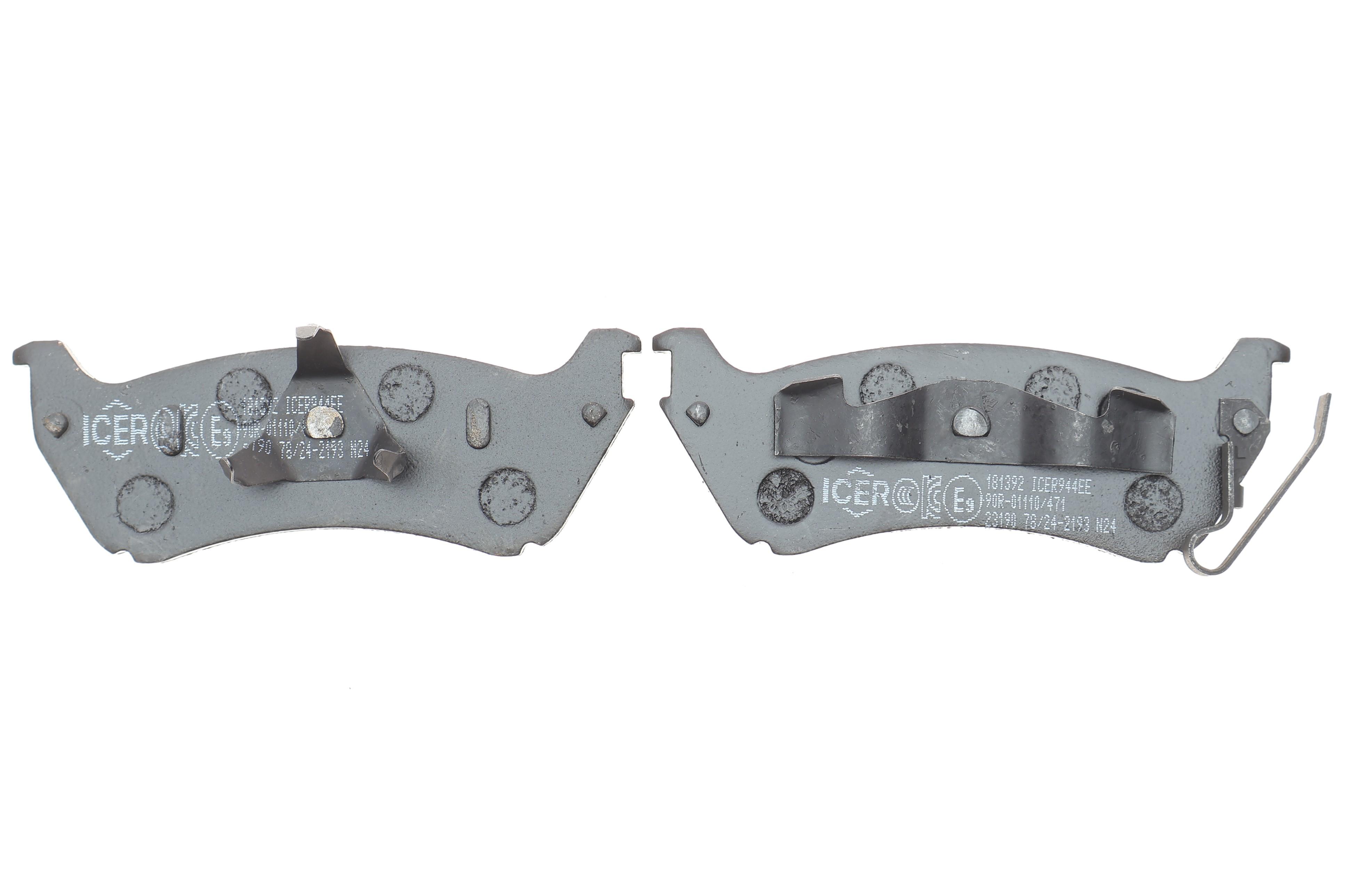 Колодки тормозные (задние) MB M-class (W163) 98-05