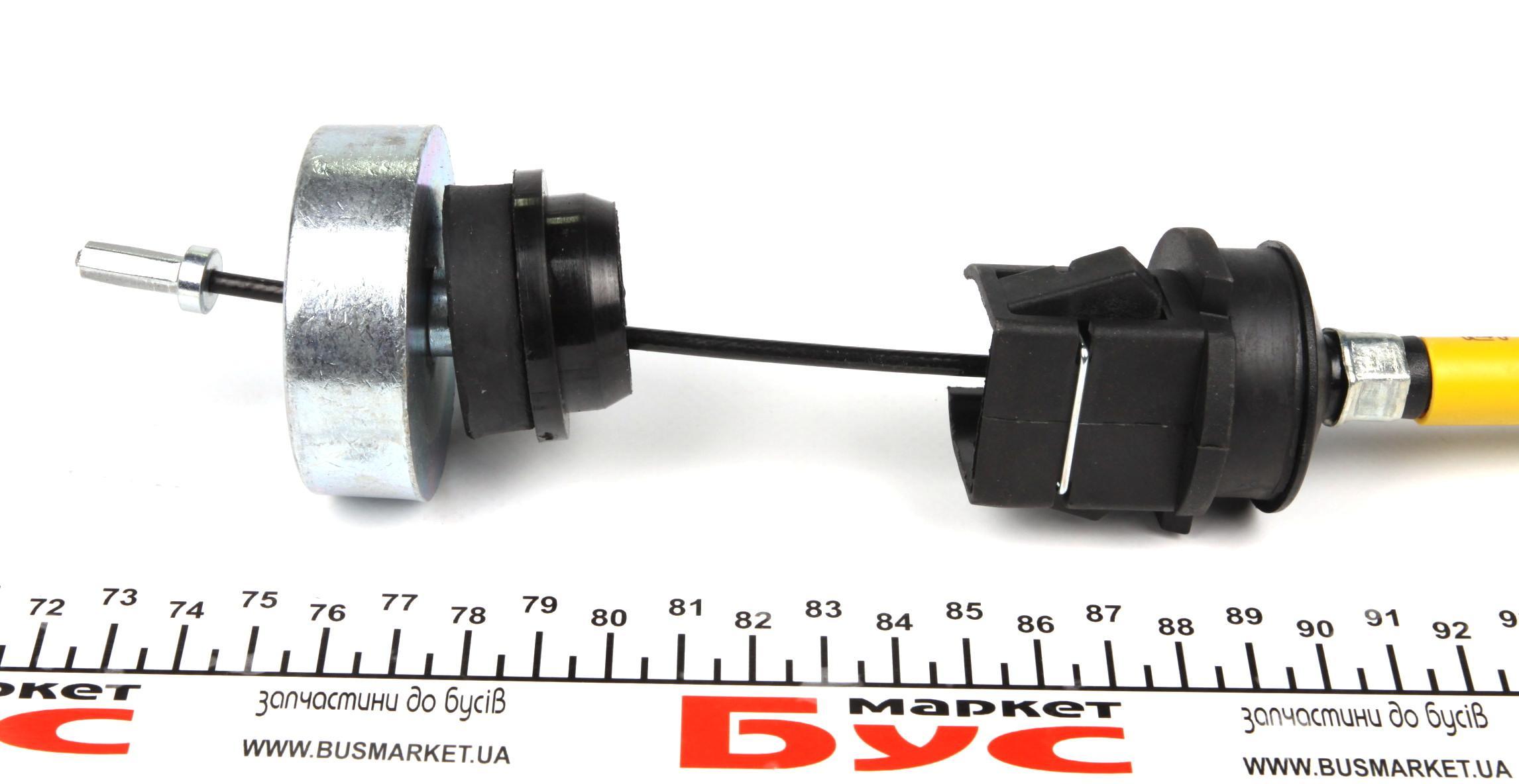 Трос зчеплення Citroen Berlingo/Peugeot Partner 1.8/1.9D (з авторегул.) (653/366 мм)