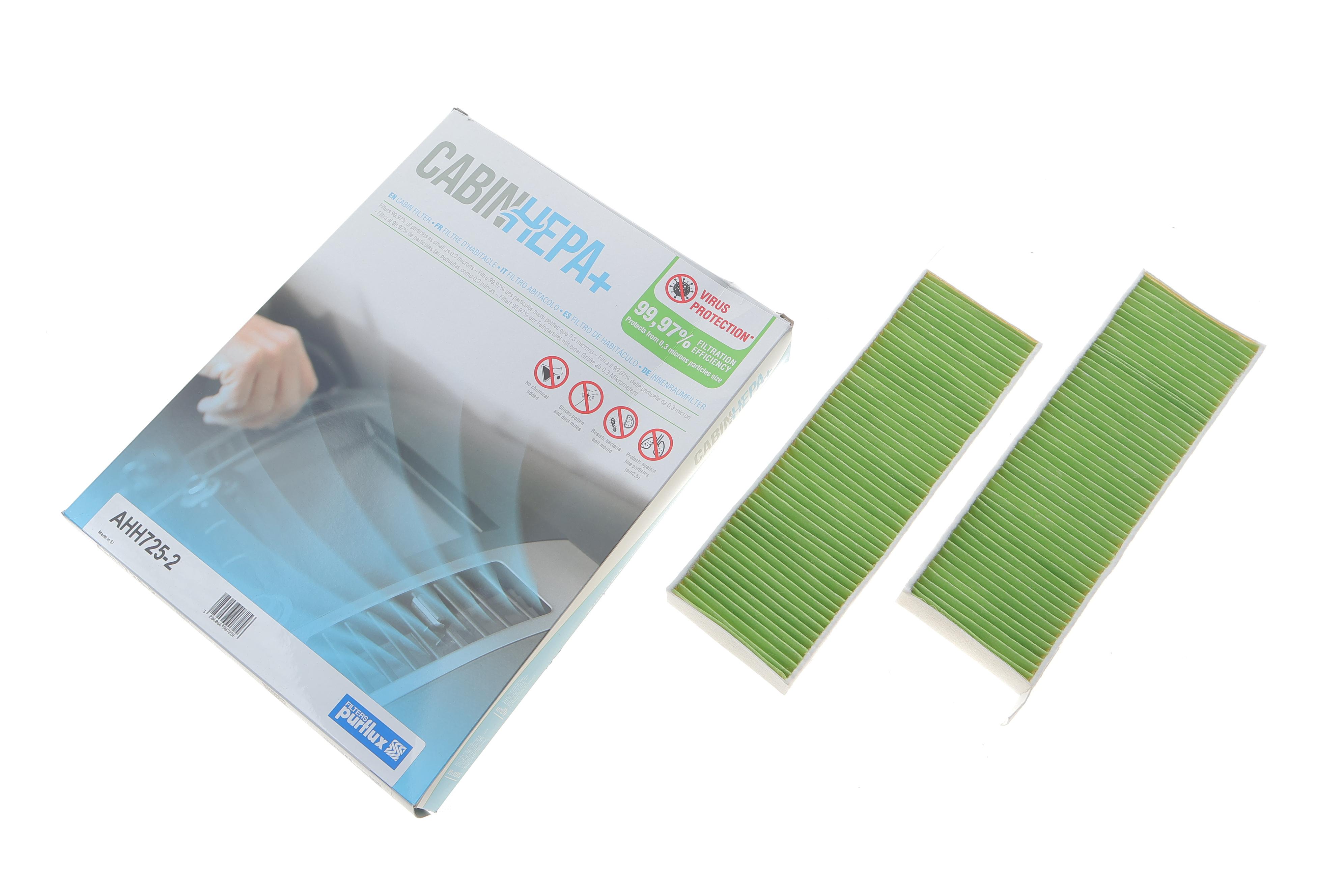 Фільтр салону Citroen C4 20-/Opel Corsa F 19- (к-кт 2шт) (антиалергенний, захист від вірусів) CabinHepa+