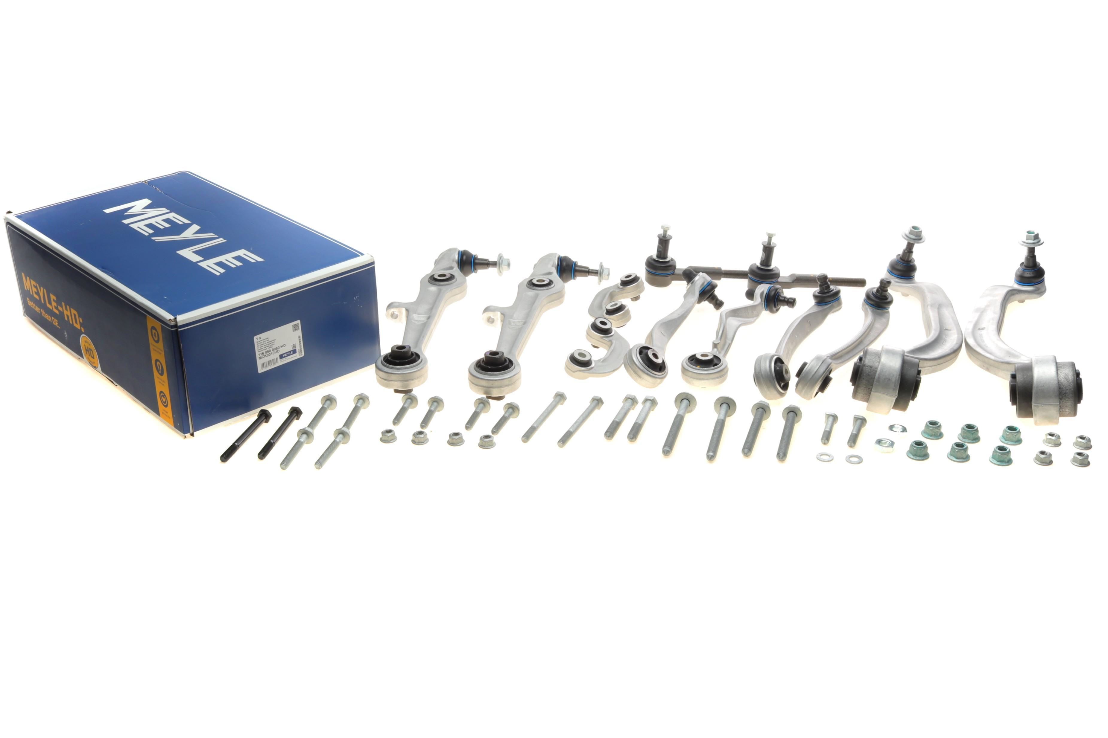 Комплект важелів підвіски (передньої) Audi A4 1.6-4.2 94-08 (з болтами)