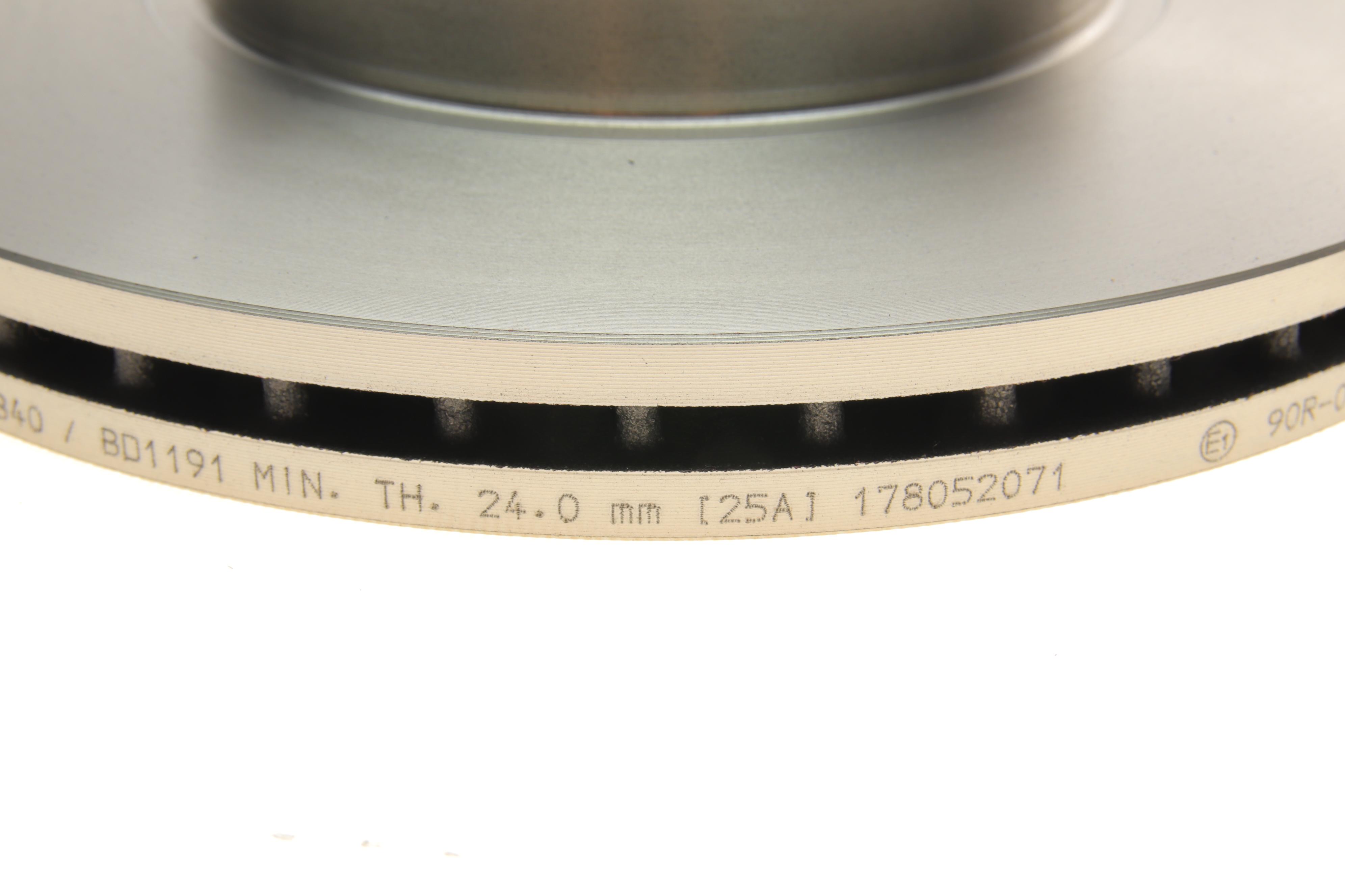 Диск гальмівний (передній) Totota Avensis 03-08 (277x26)