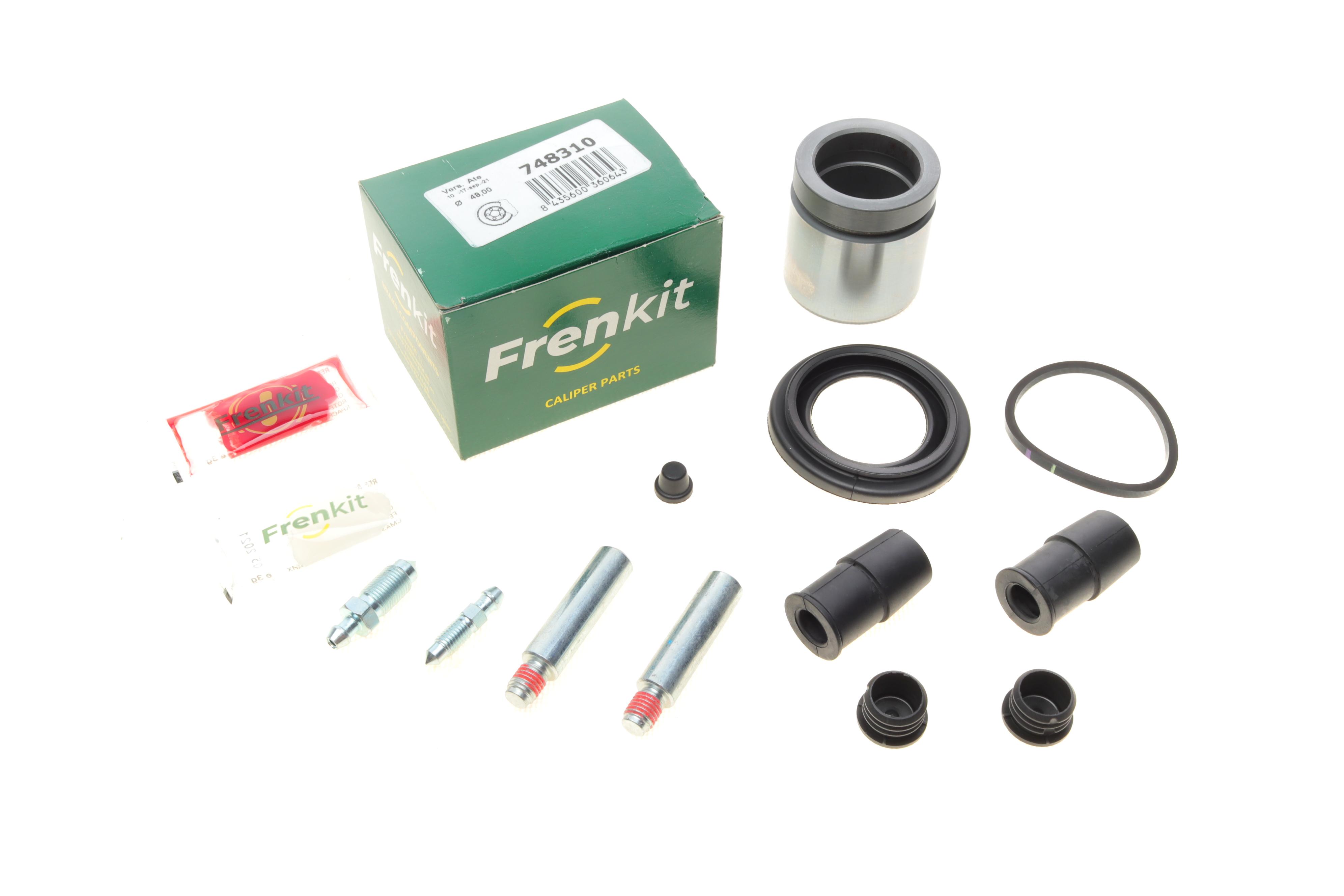 Ремкомплект супорта (переднього) Fiat Palio 96- (d=48mm)(Ate)(+1 поршень/направляюча) SuperKit