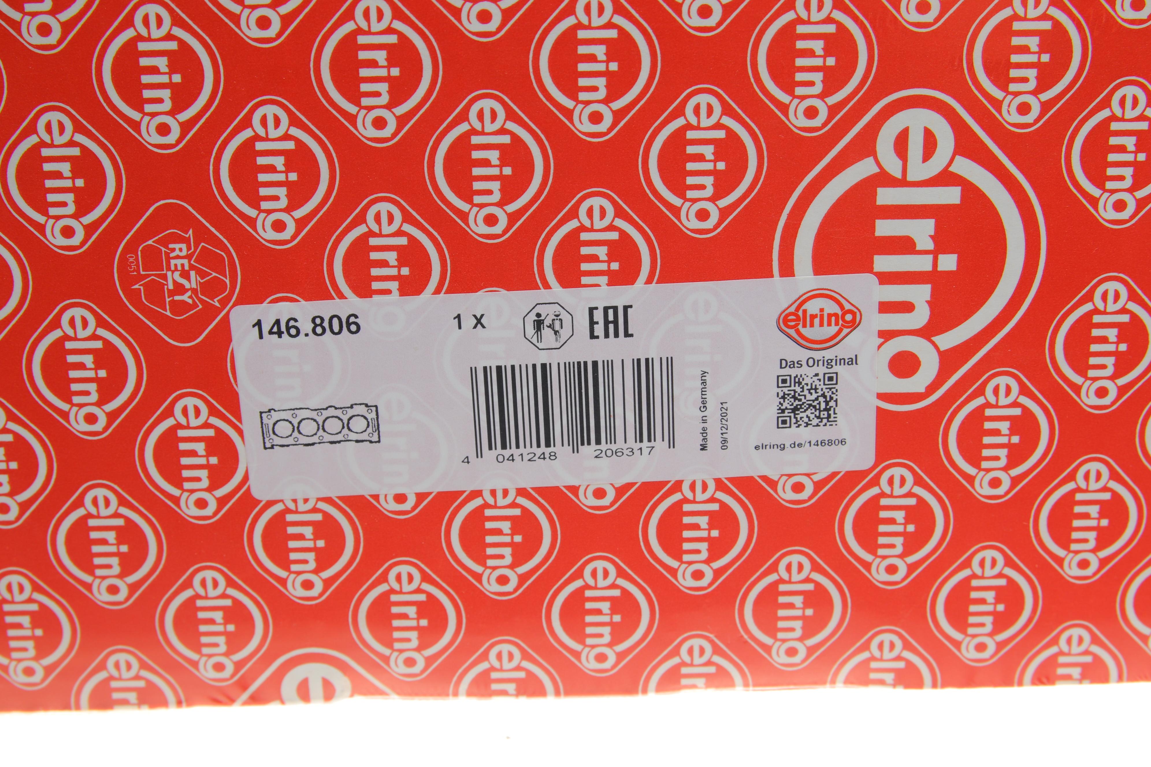 Прокладка ГБЦ Opel Vectra 2.0/2.2 DTI/DT 96- (4 метки) (1.20mm)