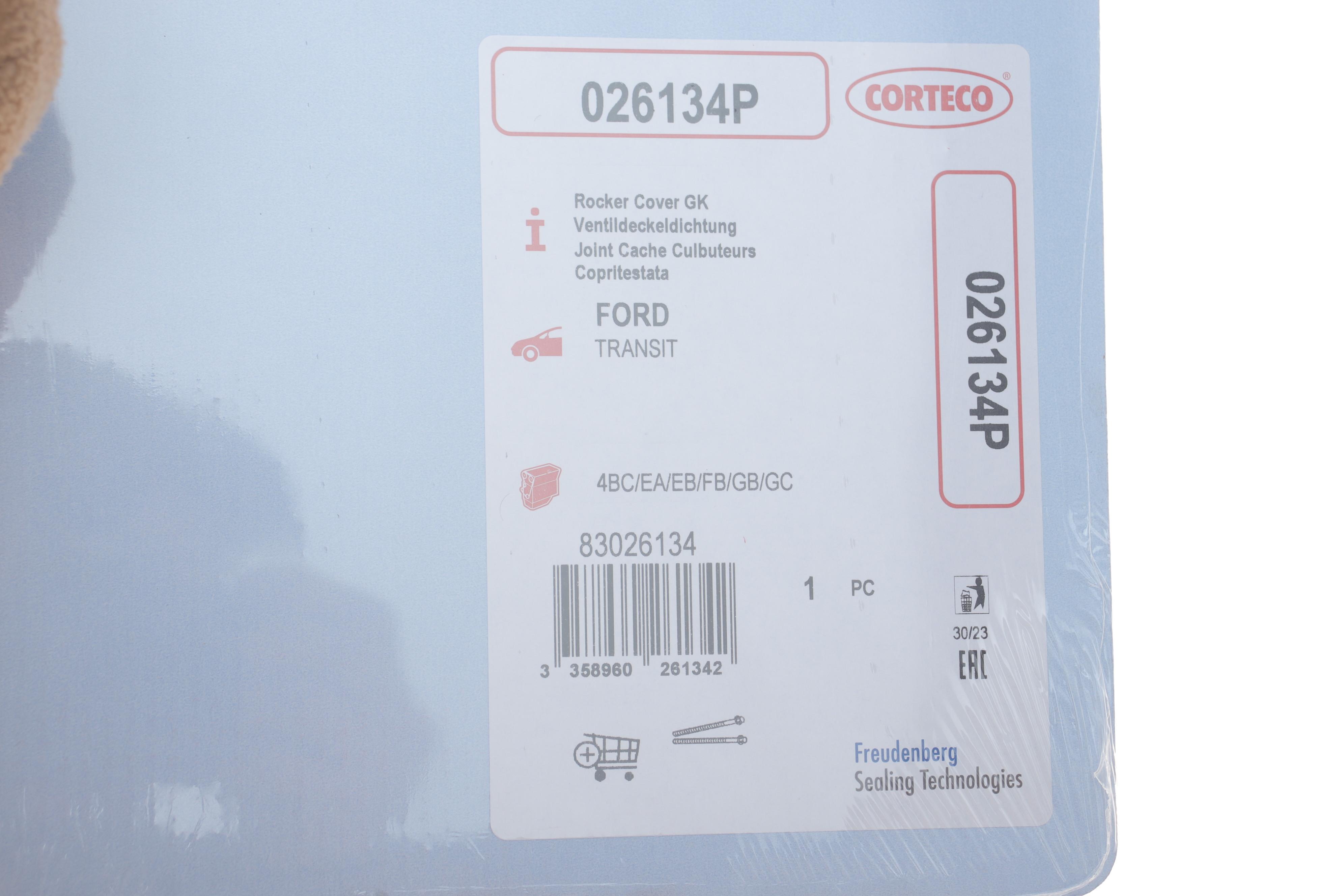 Прокладка кришки клапанів Ford Transit 2.5D/DI/TD 91-00