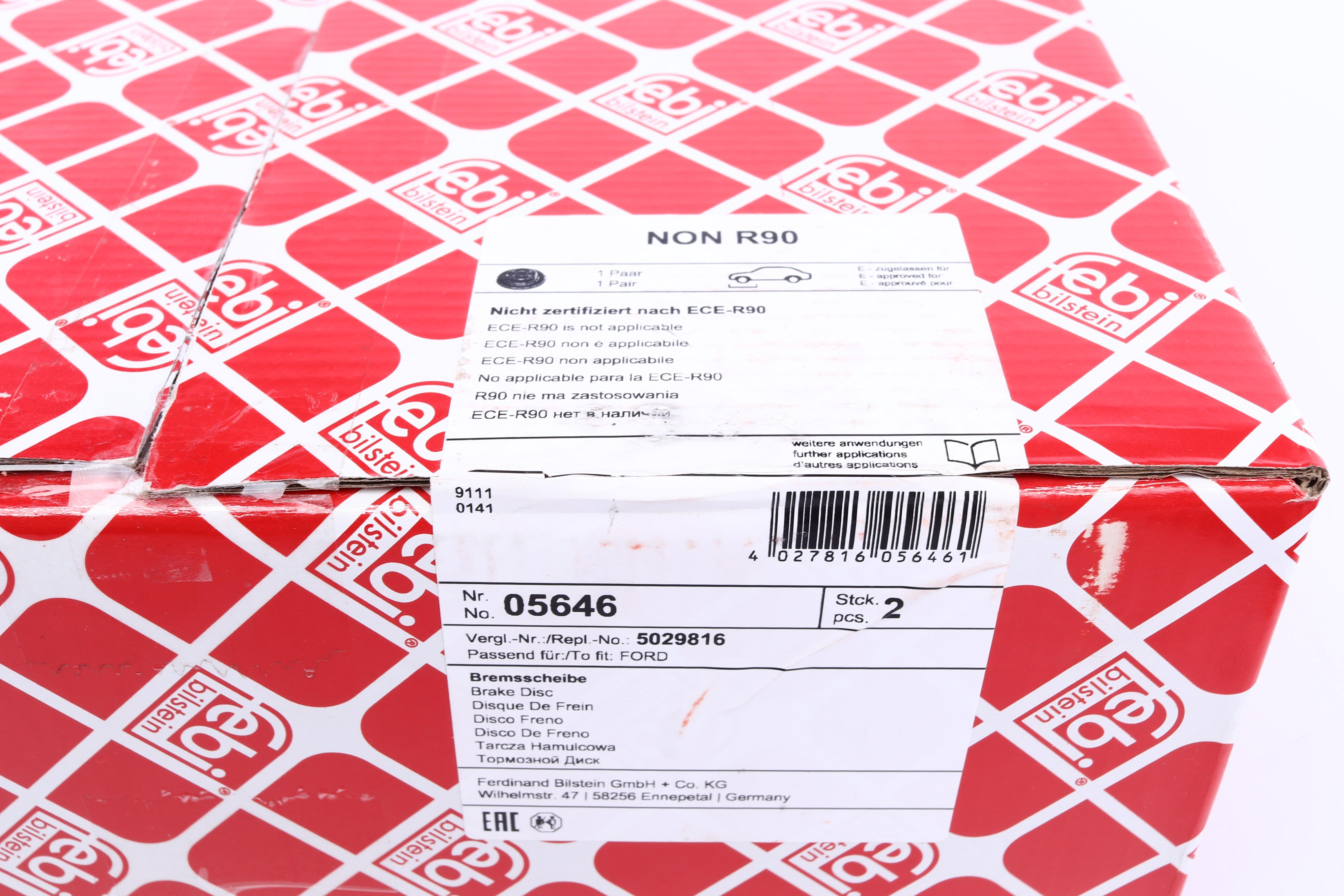 Диск тормозной (передний) Ford Transit 91-00 T15" (270x24)