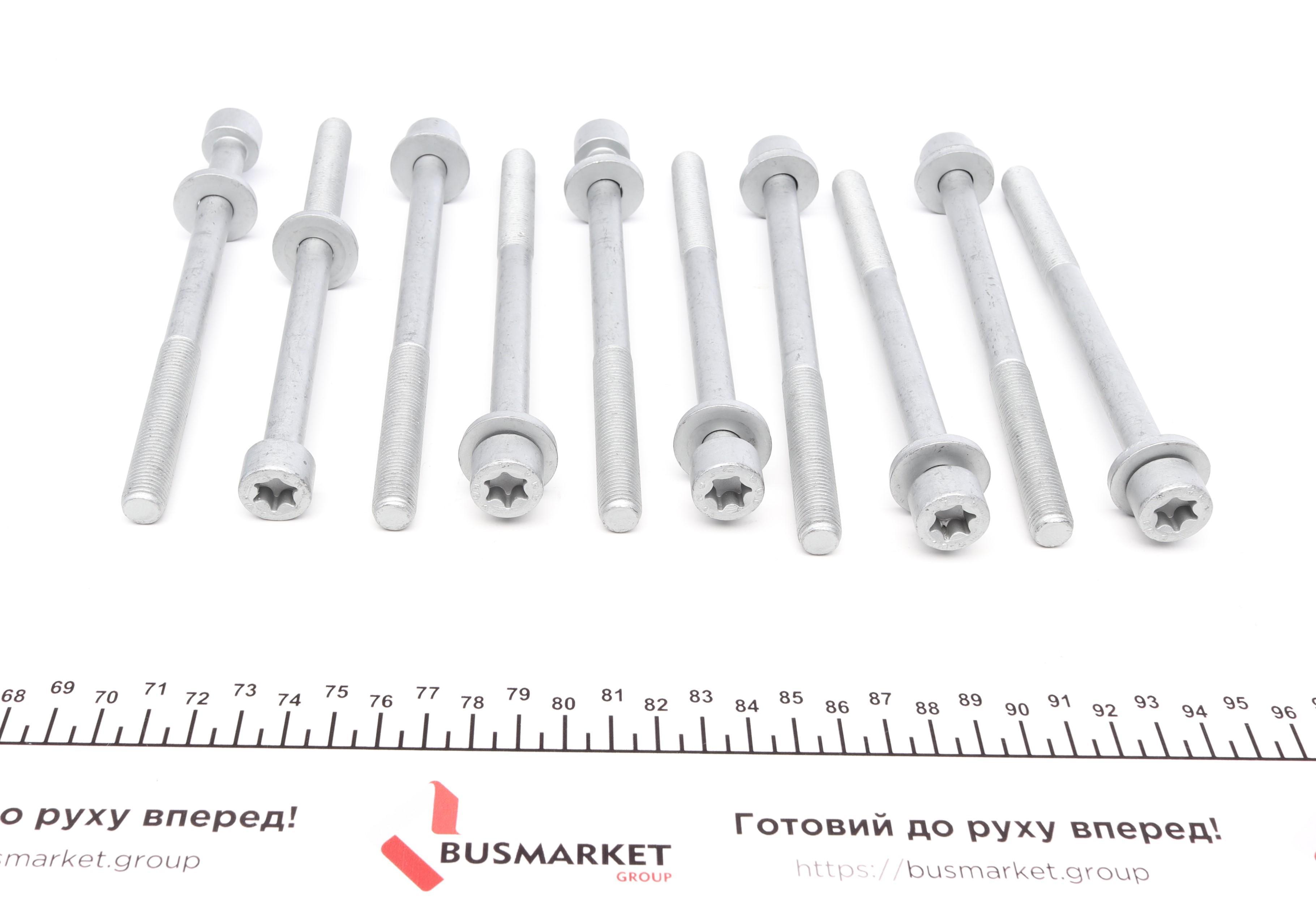 Болти головки (к-кт 10шт.) Opel Astra/Vectra -00