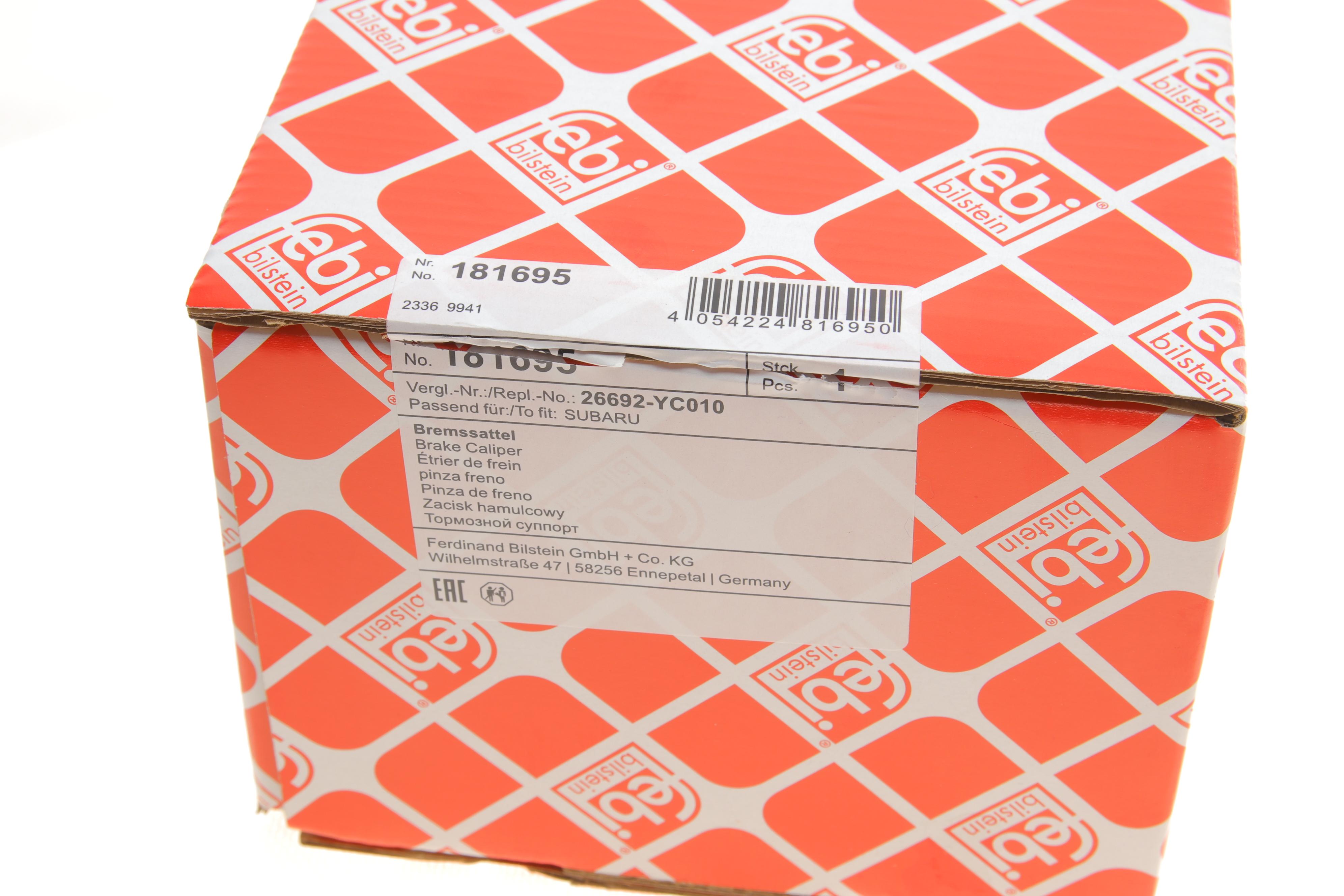 Суппорт тормозной (задний) (L) Subaru Forester/Impreza 07- (d=38mm)