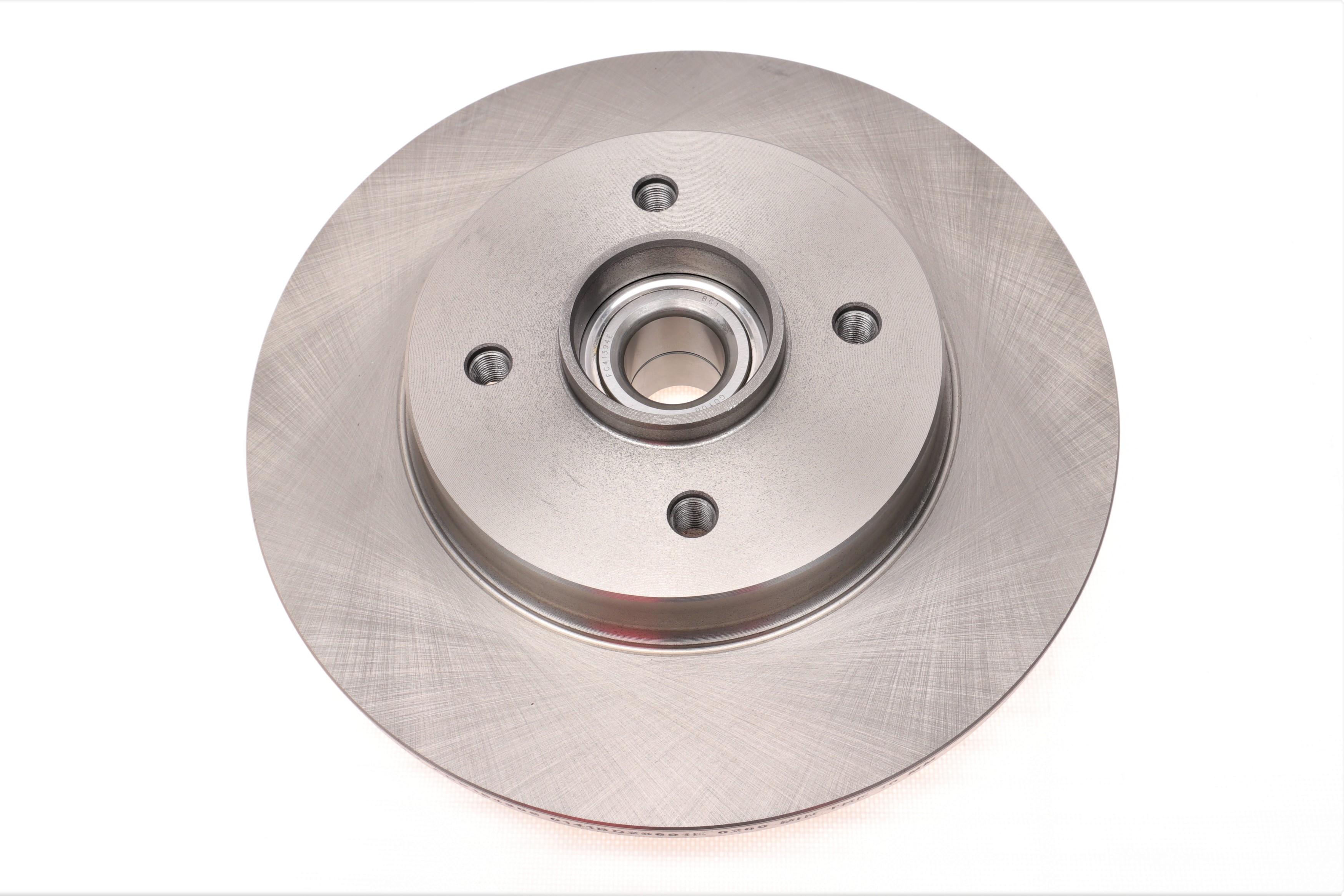 Диск гальмівний (задній) Citroen Berlingo/Peugeot Partner 08- (267.8х12) (+ABS) (з підшипником)