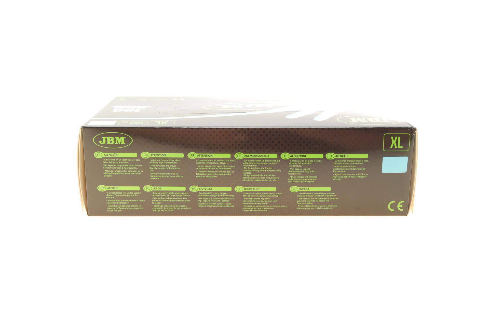 Рукавиці нітрилові (XL) 100 шт. 3,5 mil (блакитні)