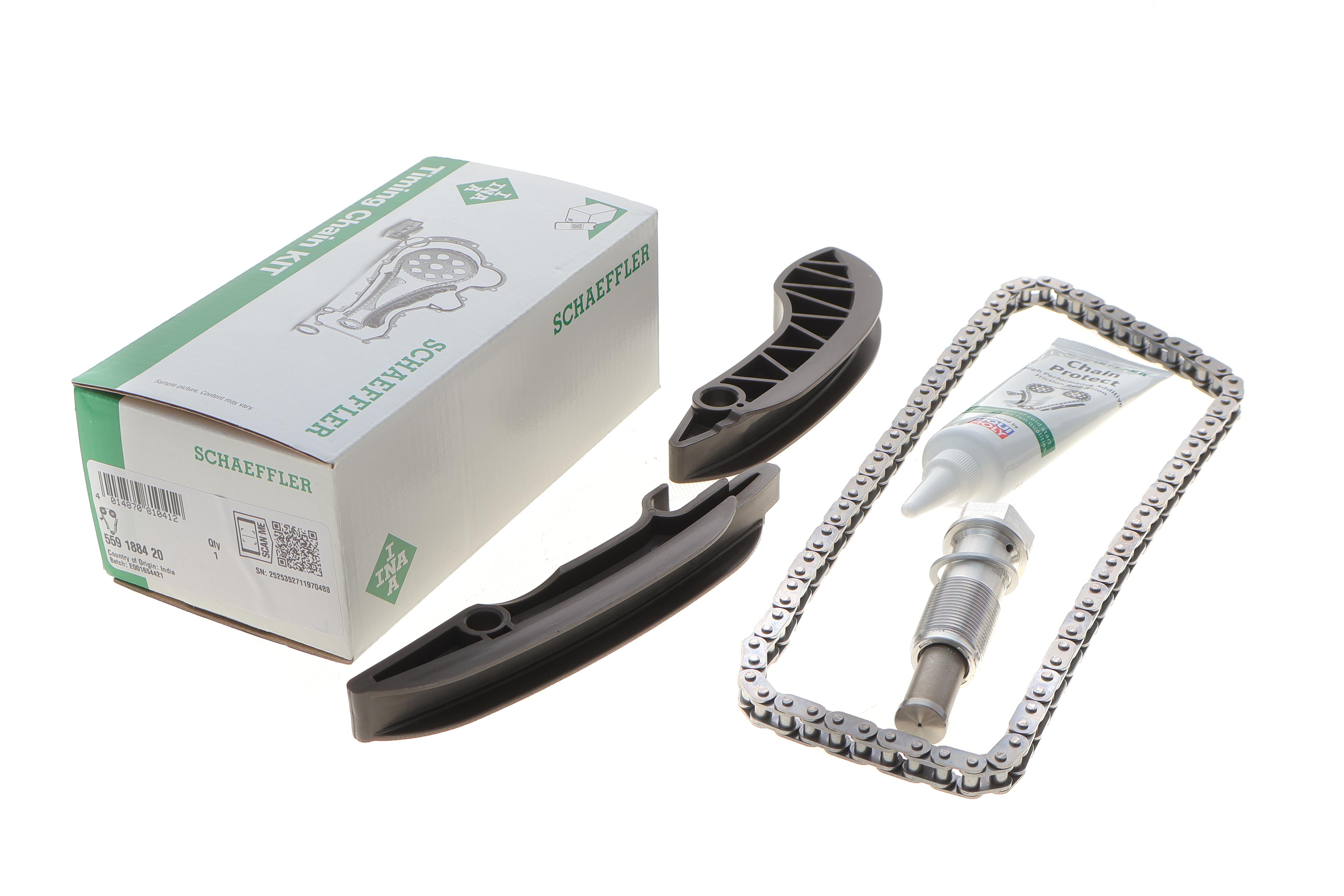 Комплект ланцюга ГРМ BMW 3 (F30)/4 (F32/F82)/5 (F10) 07- B47, (ланцюг INA)