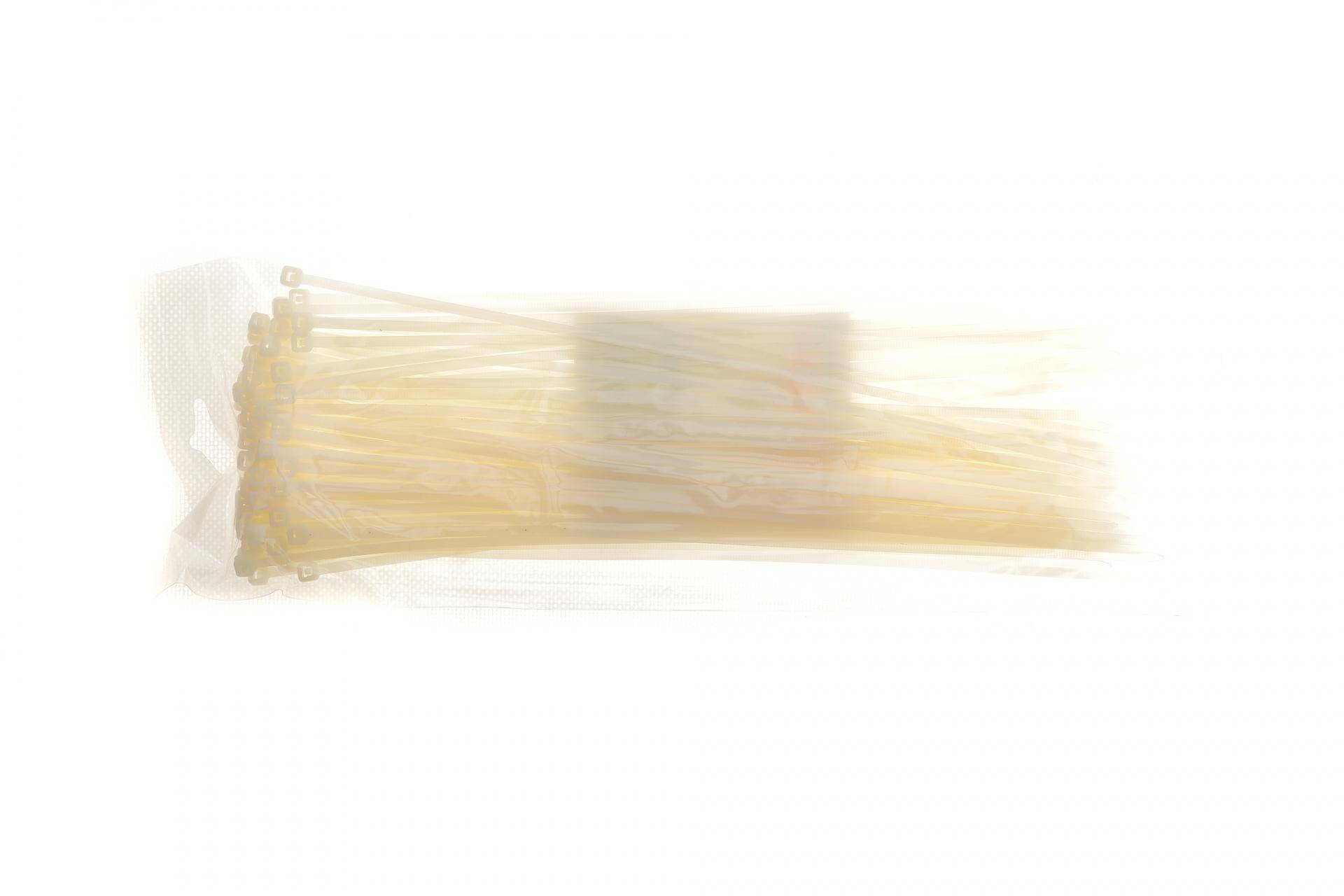 Набір стяжок пластикових 3,6x300 мм 100 од. (біла)